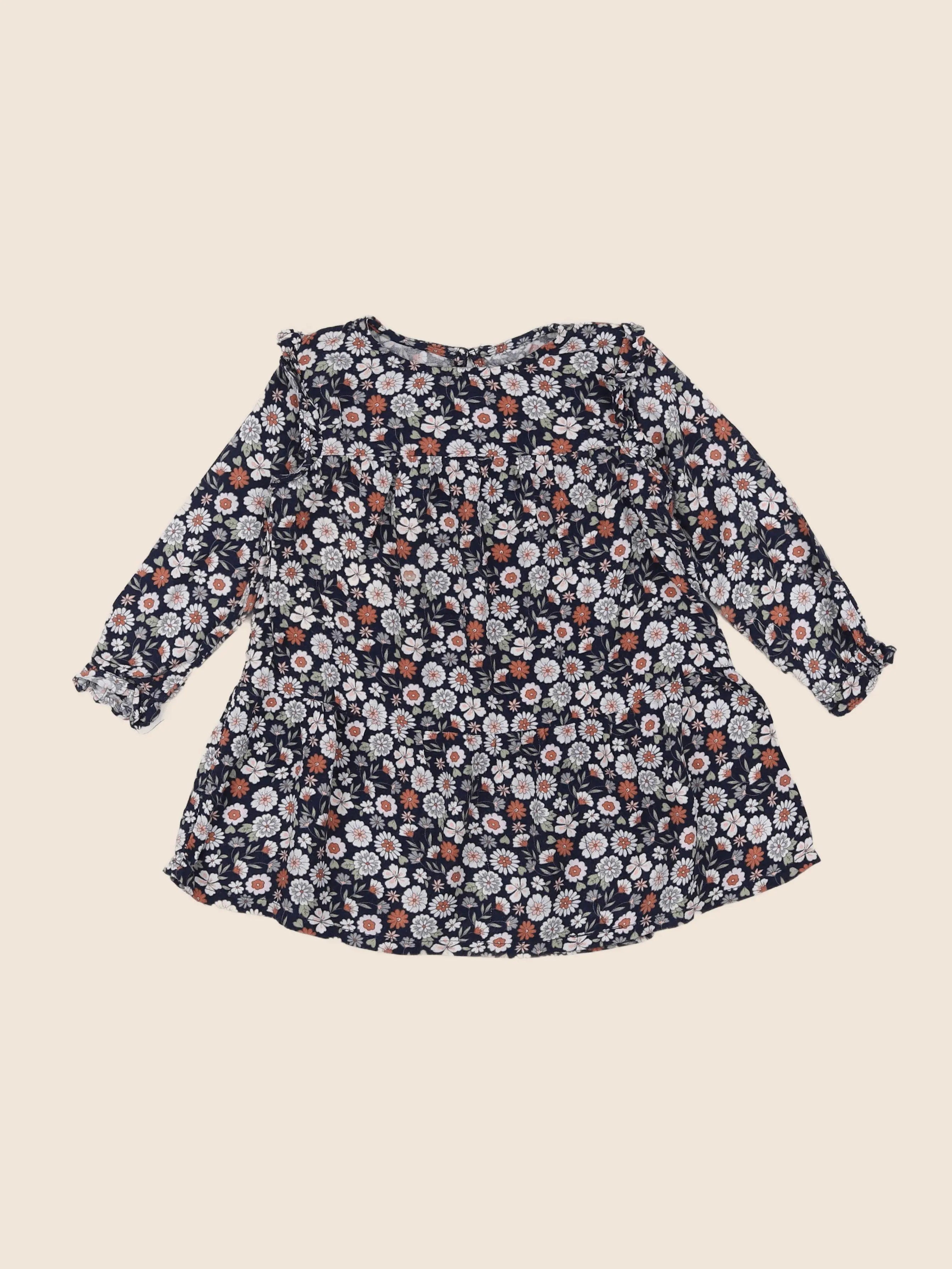 Vertbaudet - robe multicolore - 2 ans
