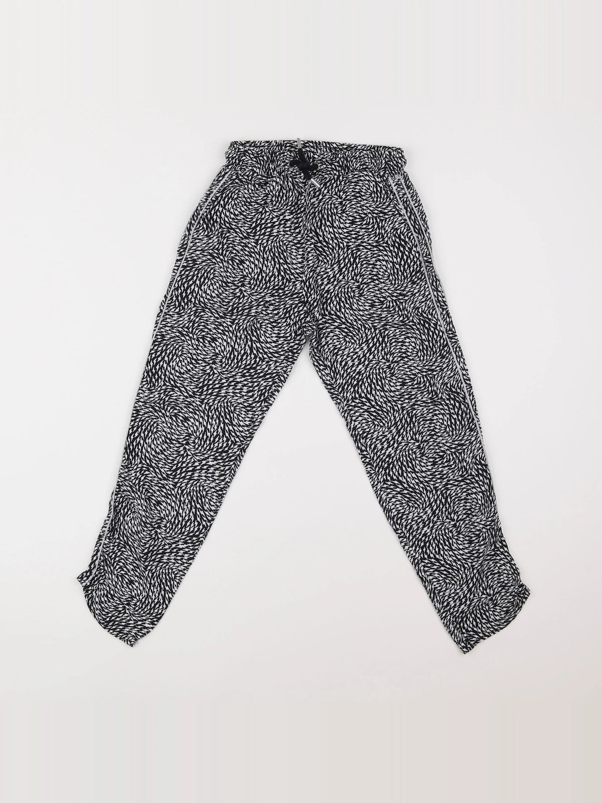IKKS - pantalon blanc, noir - 8 ans