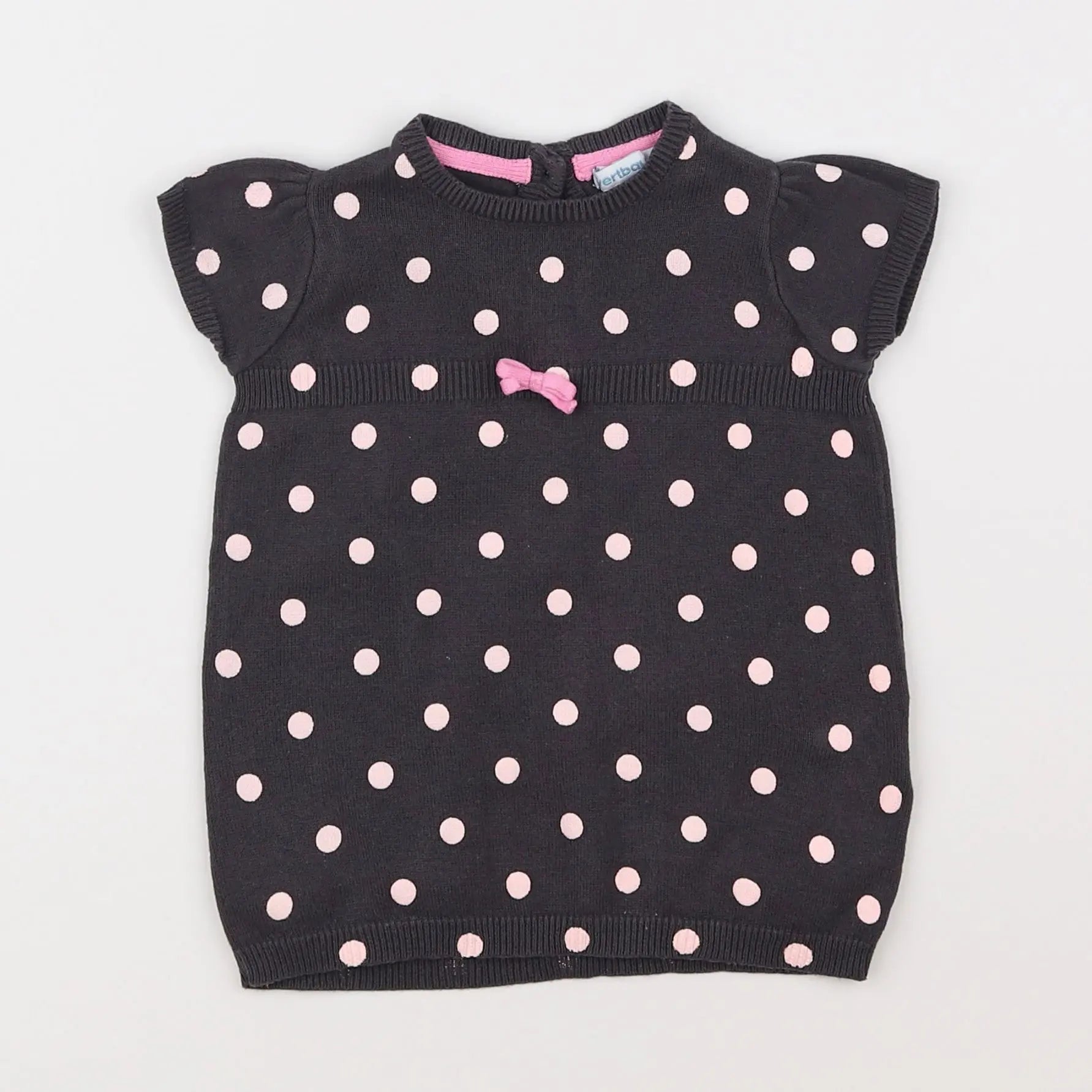 Vertbaudet - robe violet - 3 mois