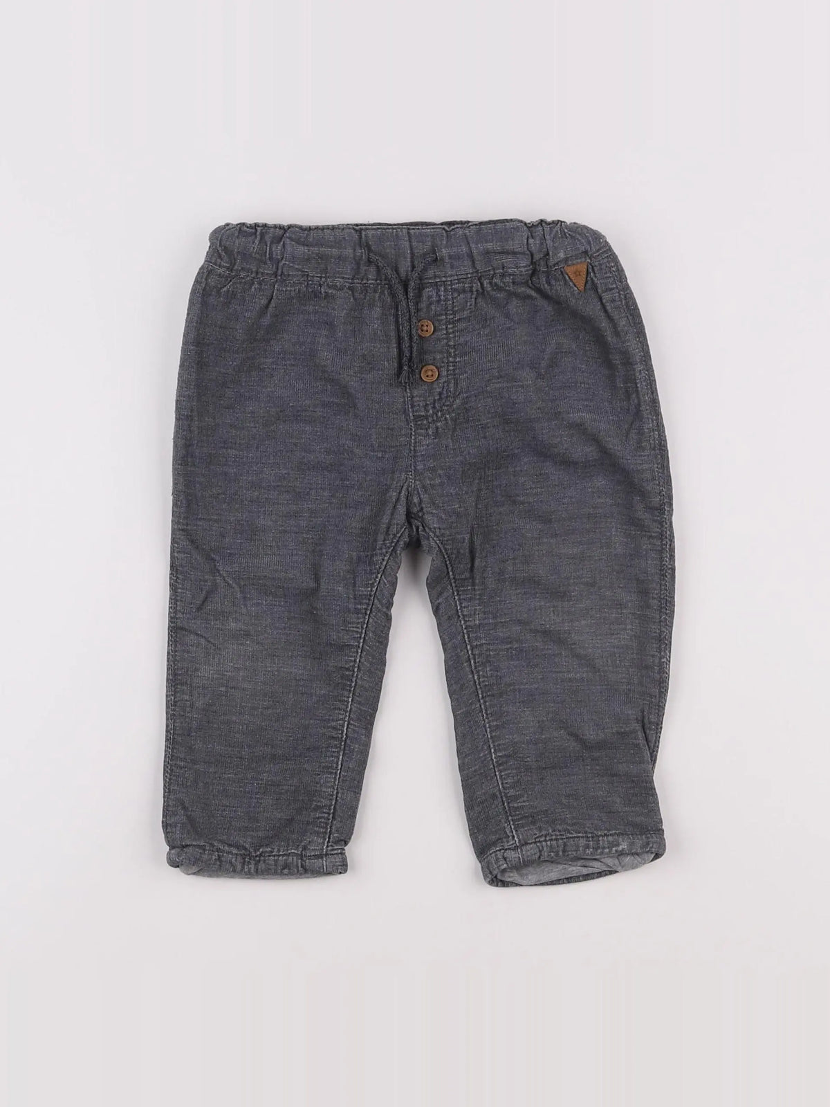 H&M - pantalon gris - 6/9 mois