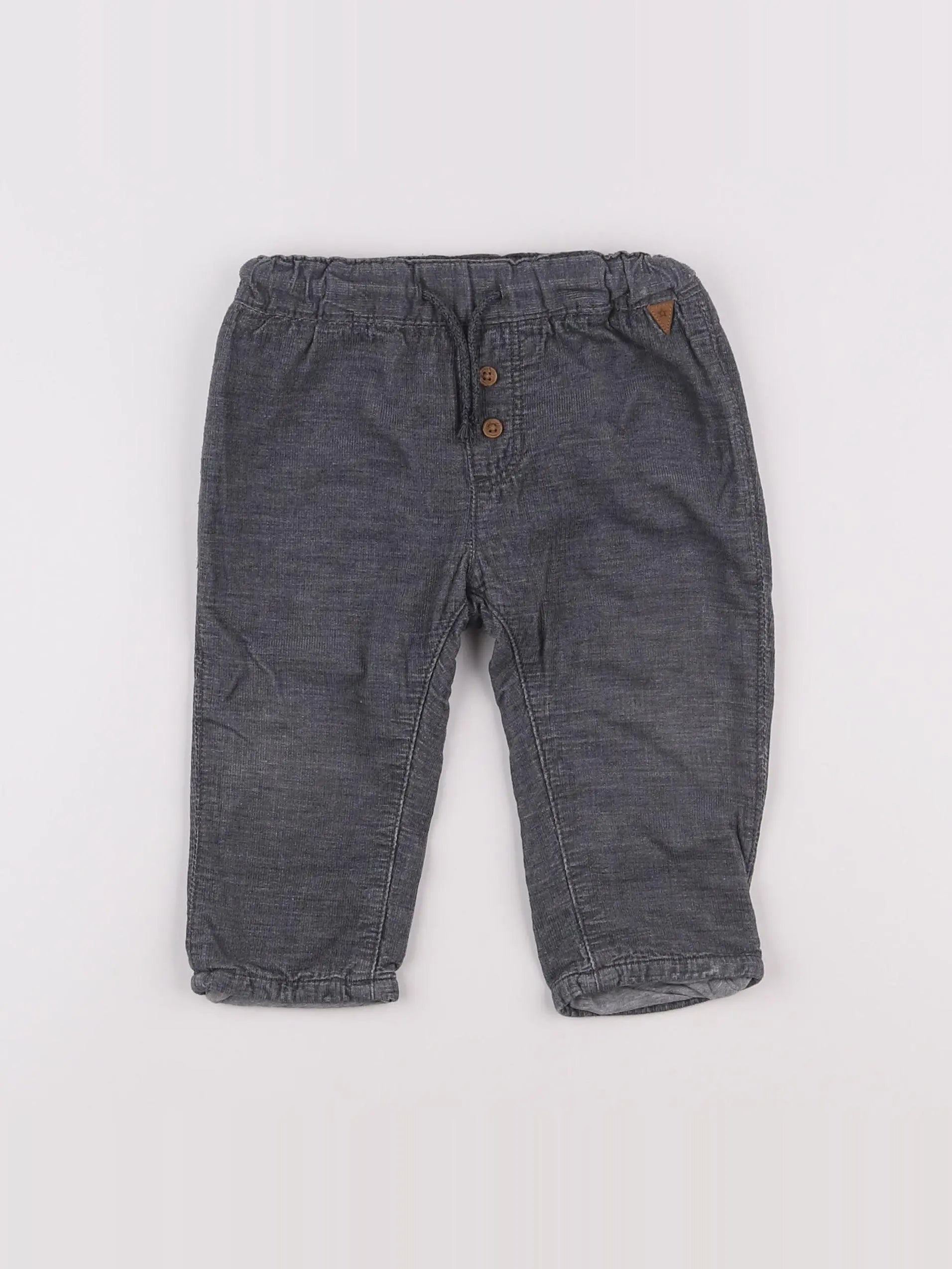 H&M - pantalon gris - 6/9 mois