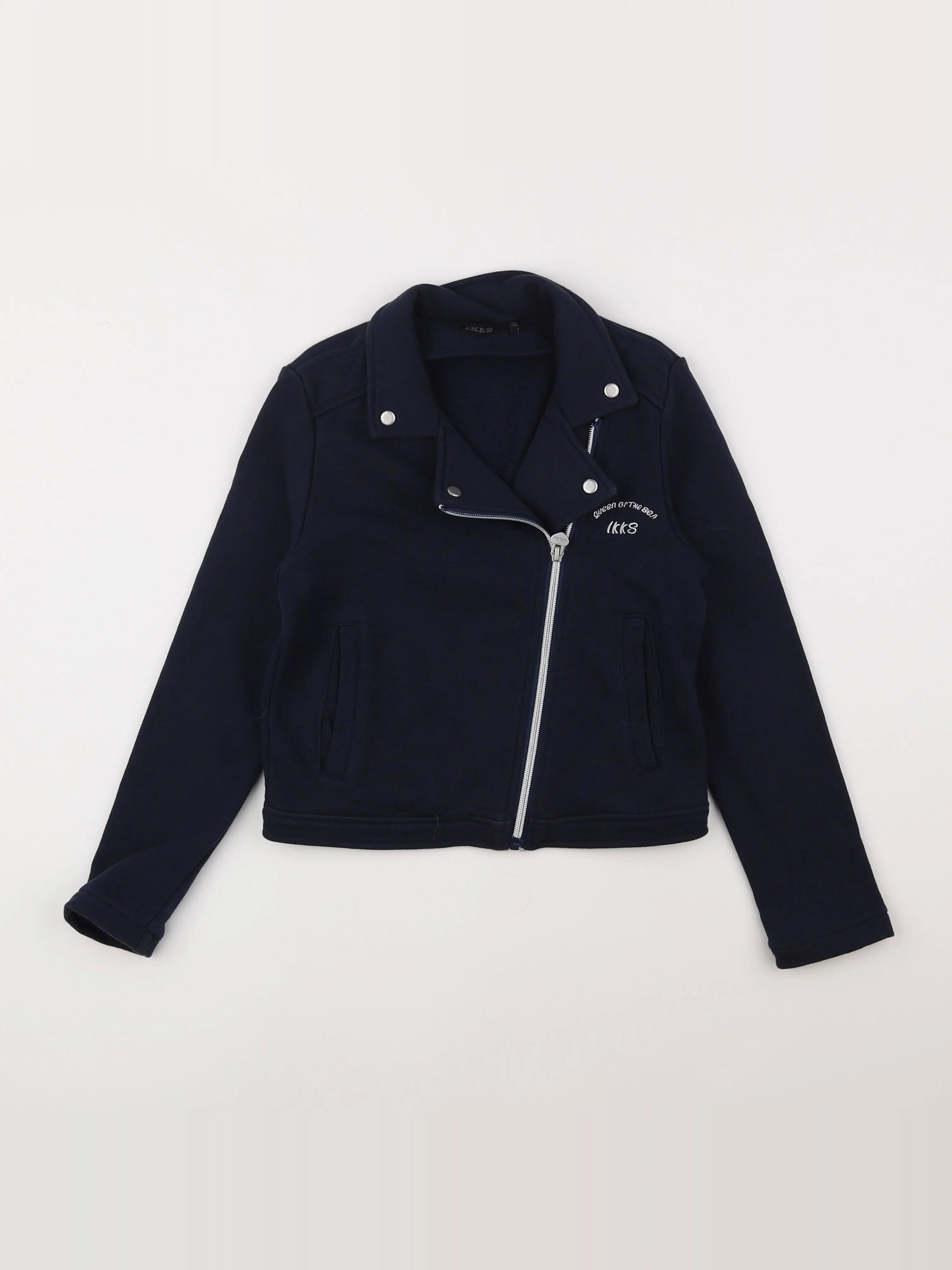 IKKS - veste bleu - 8 ans