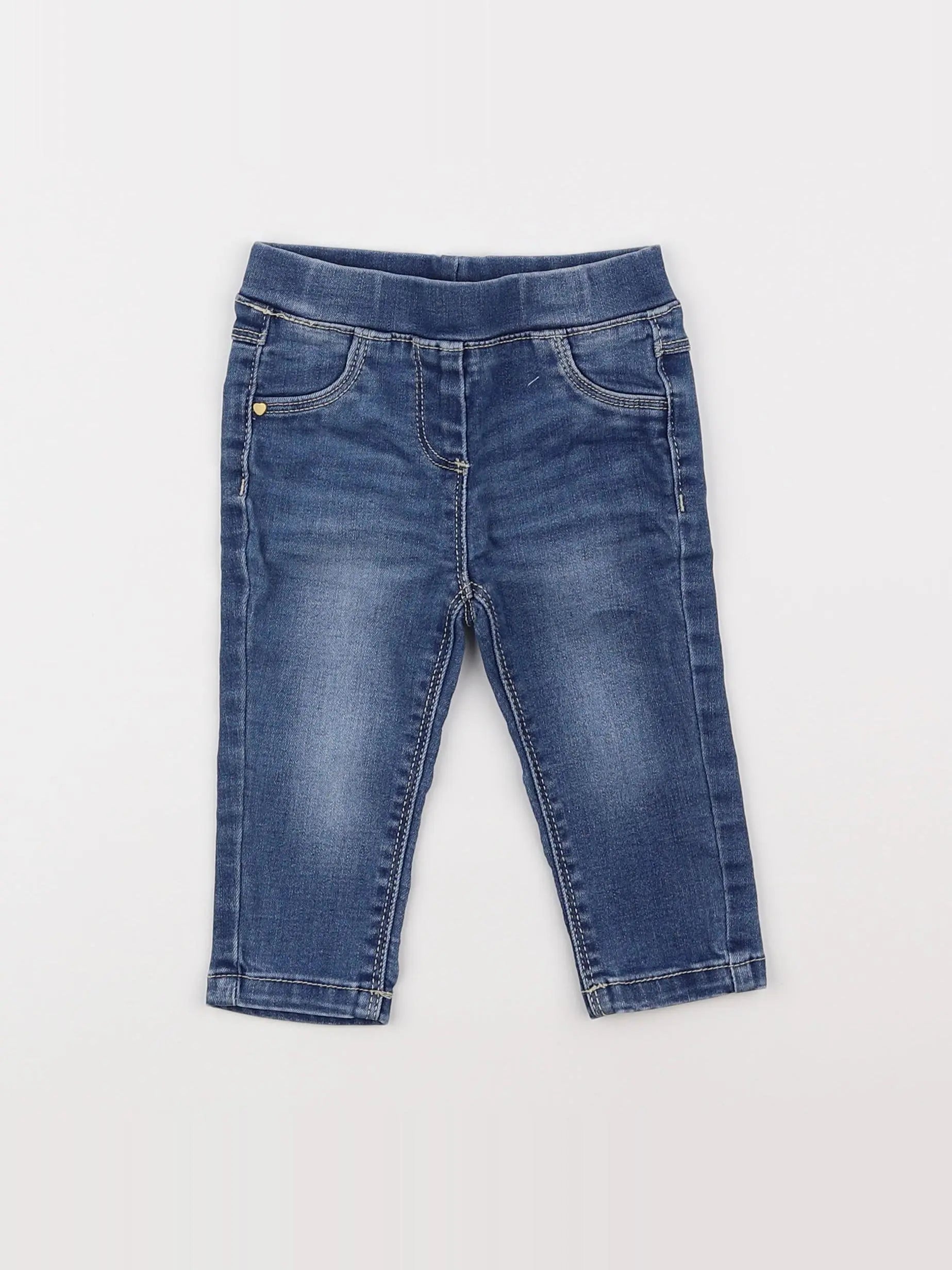 Tape à l'oeil - jegging bleu - 12 mois