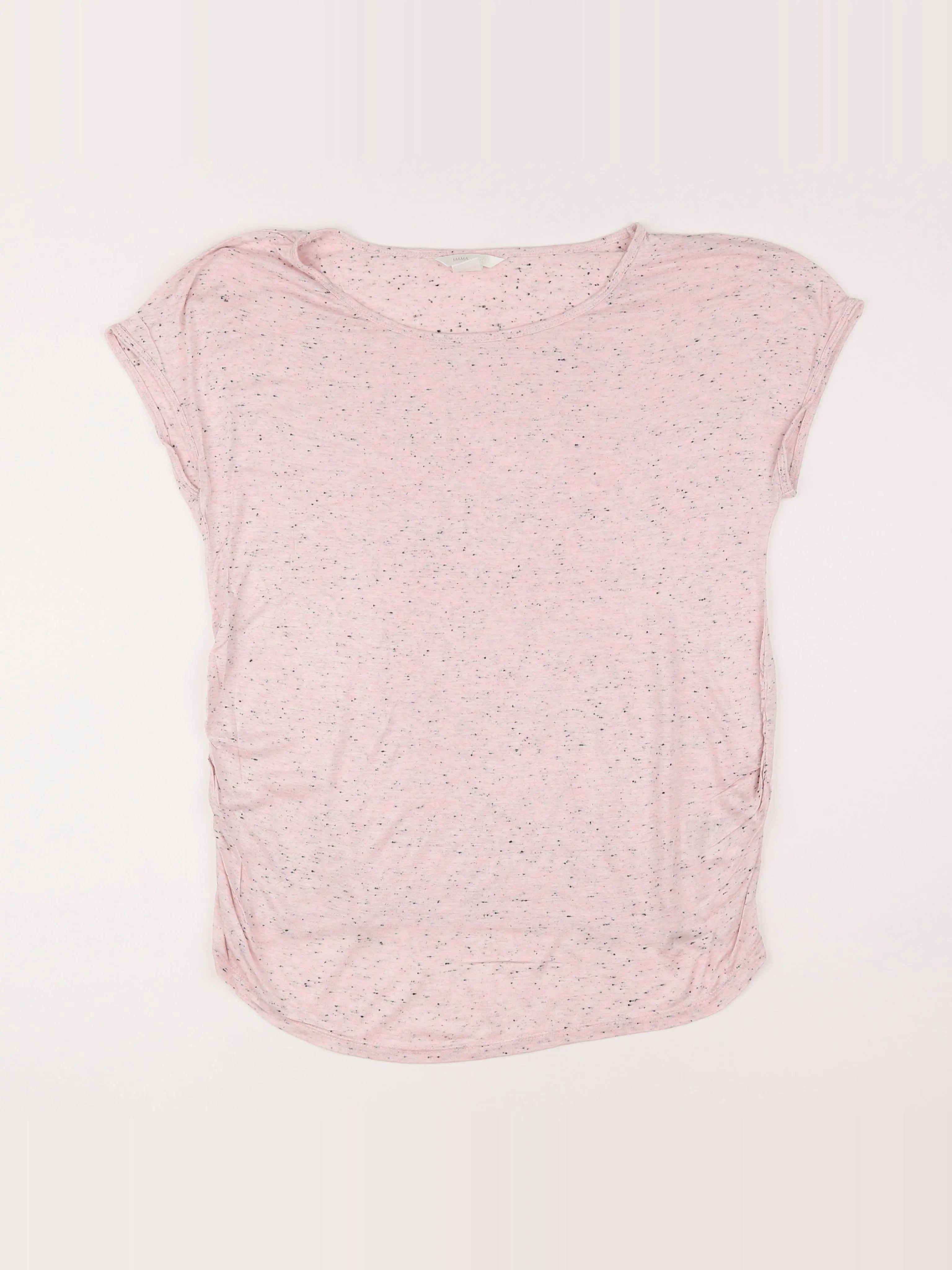 H&M - tee-shirt grossesse rose, noir - 36