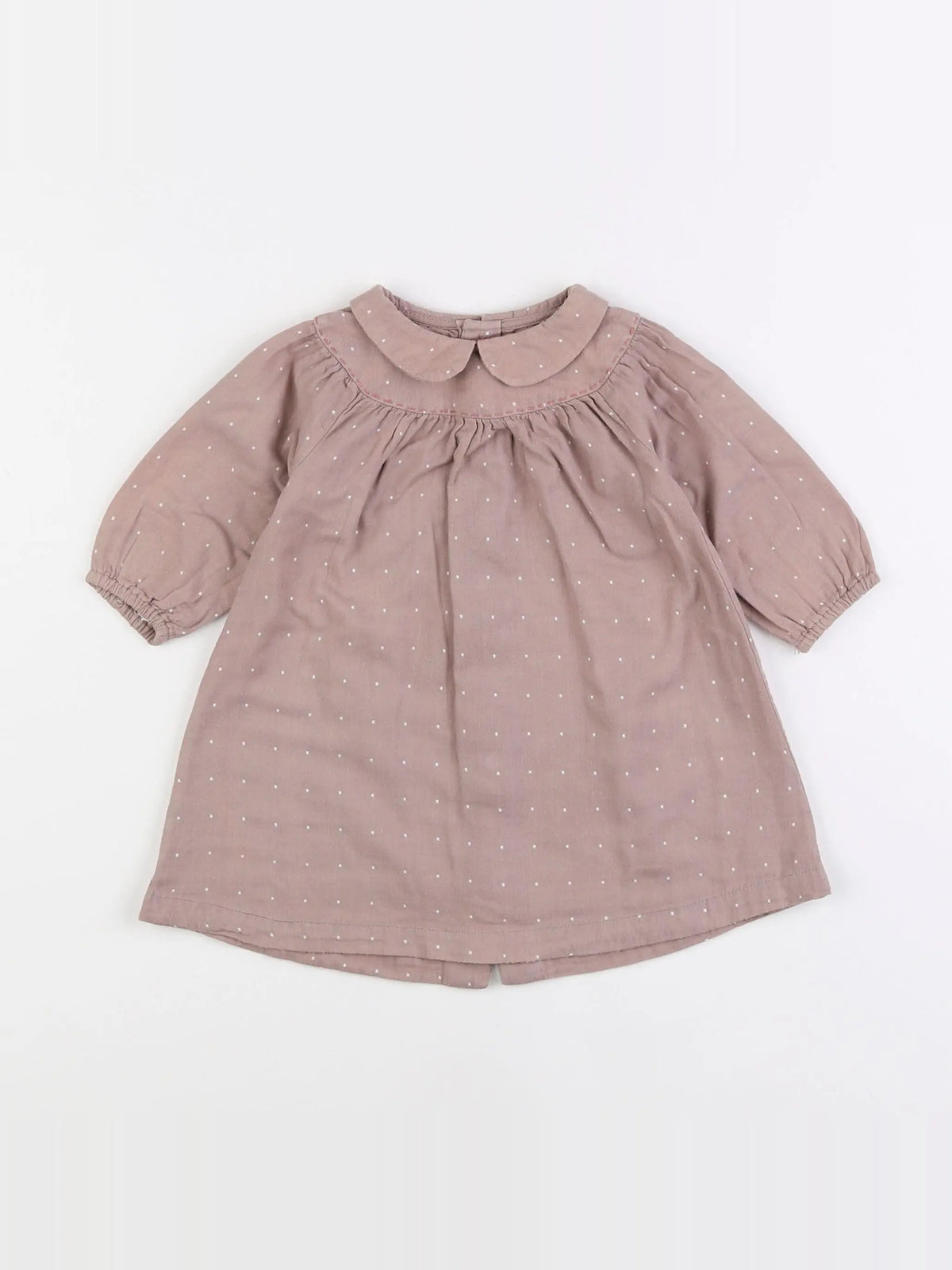 Boutchou - robe marron - 6 mois