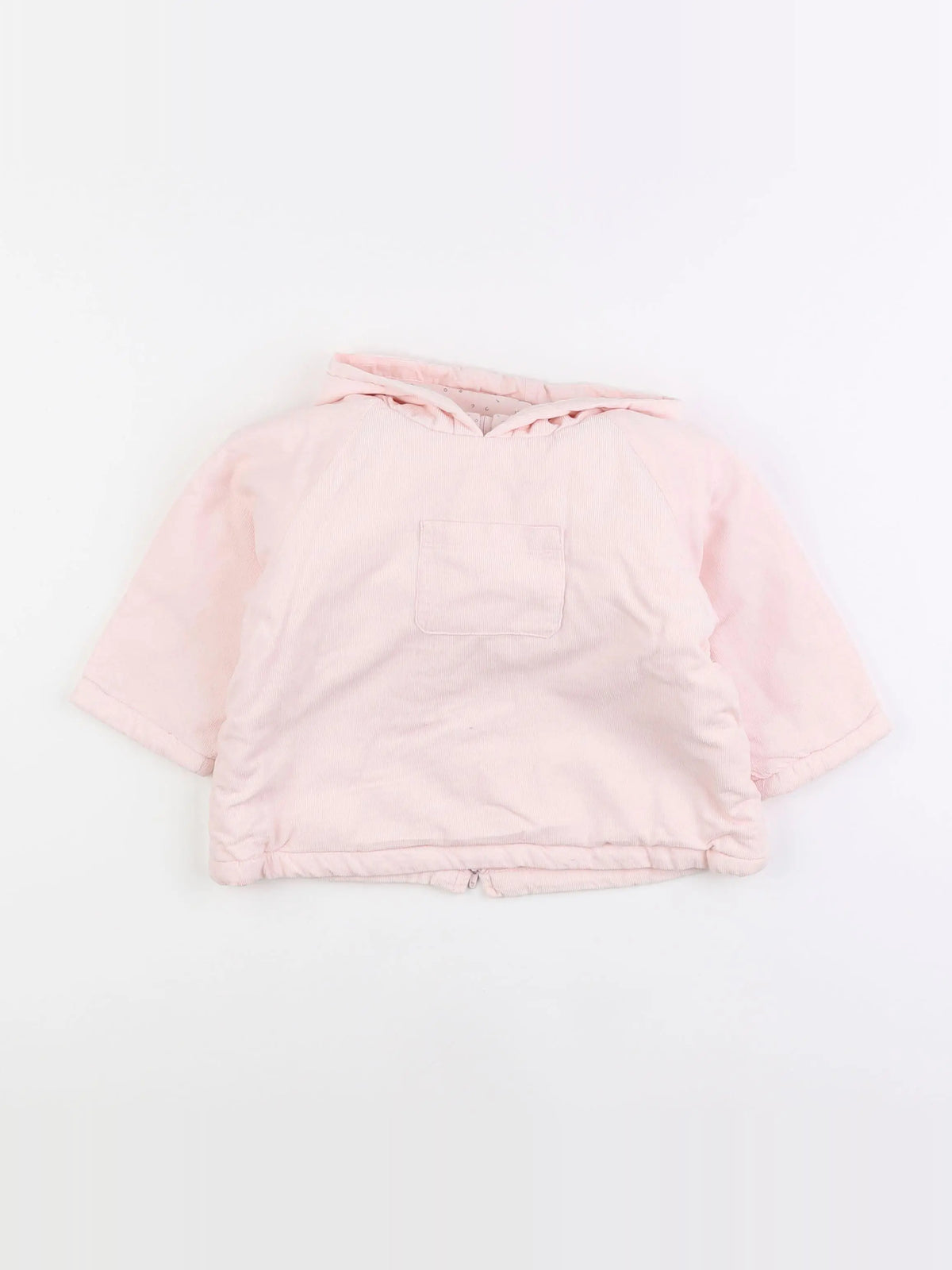 Boutchou - manteau rose - 12 mois