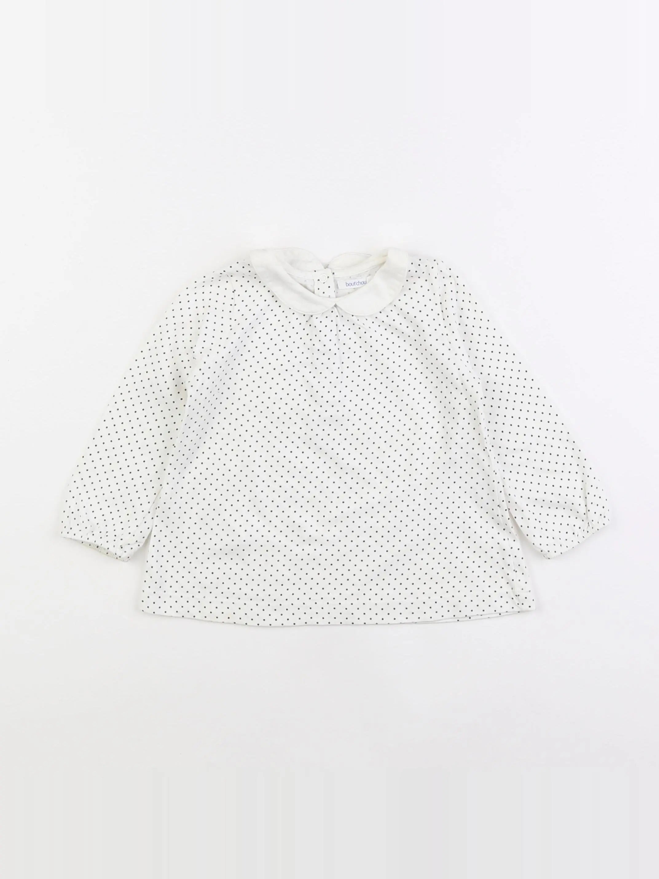 Boutchou - tee-shirt blanc - 12 mois