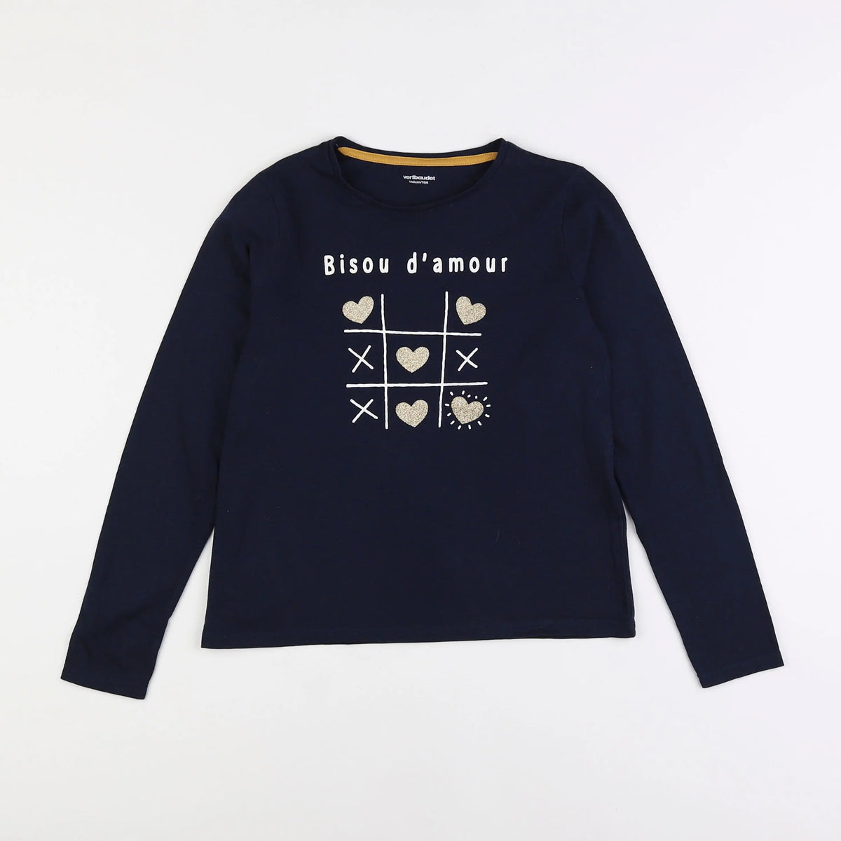 Vertbaudet - tee-shirt bleu - 10 ans