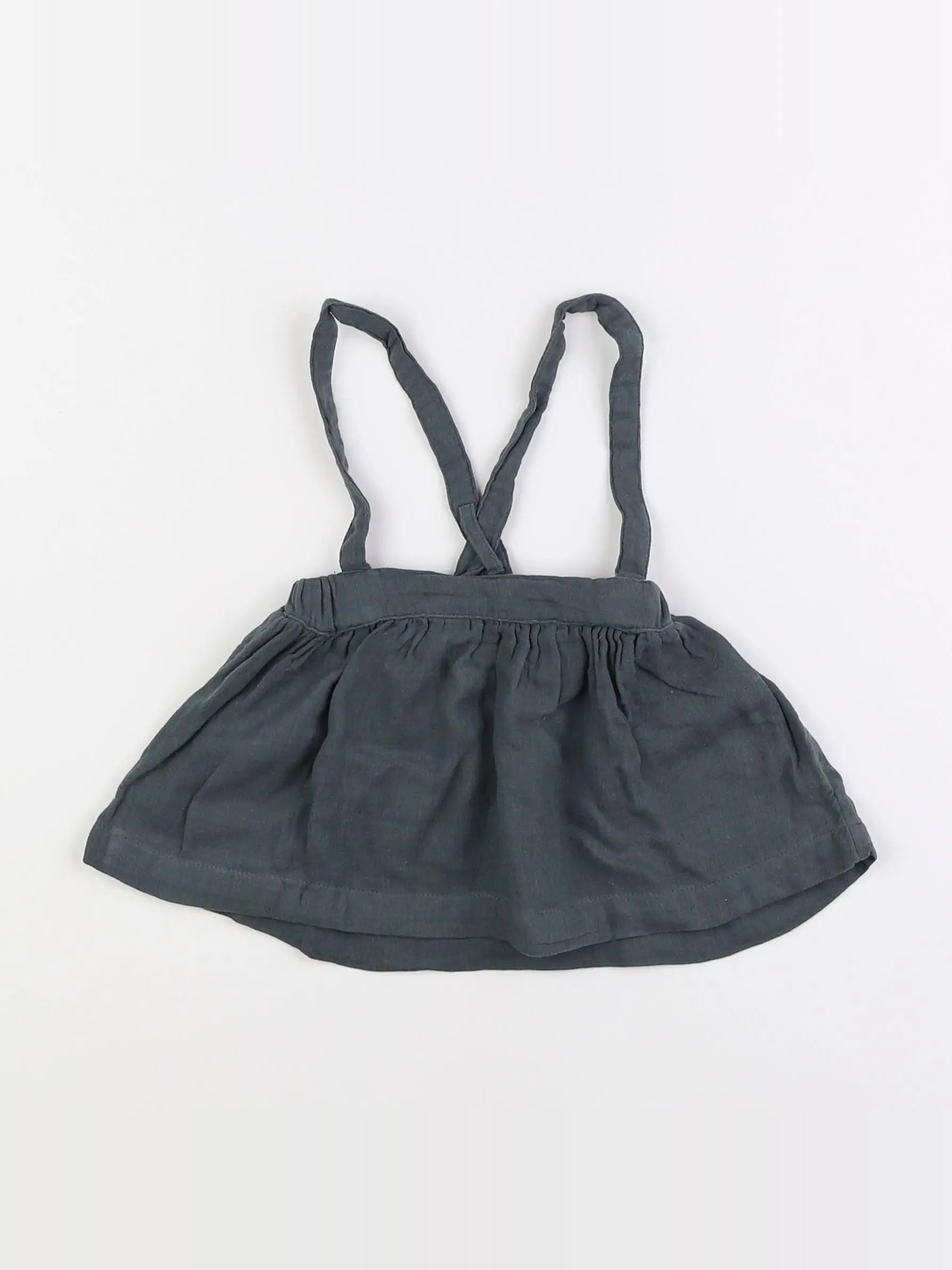 Vertbaudet - jupe gris - 6 mois
