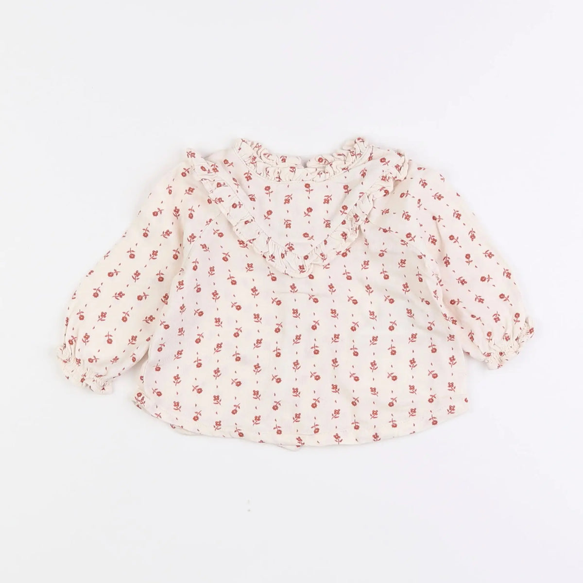 Vertbaudet - blouse beige - 3 mois