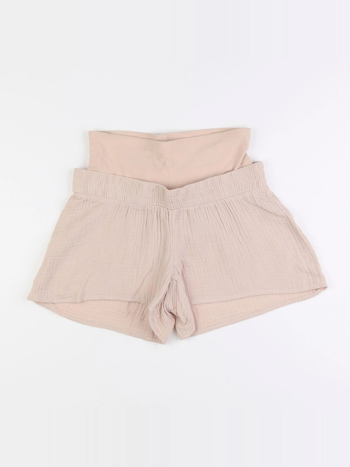 H&M - short grossesse beige - 34