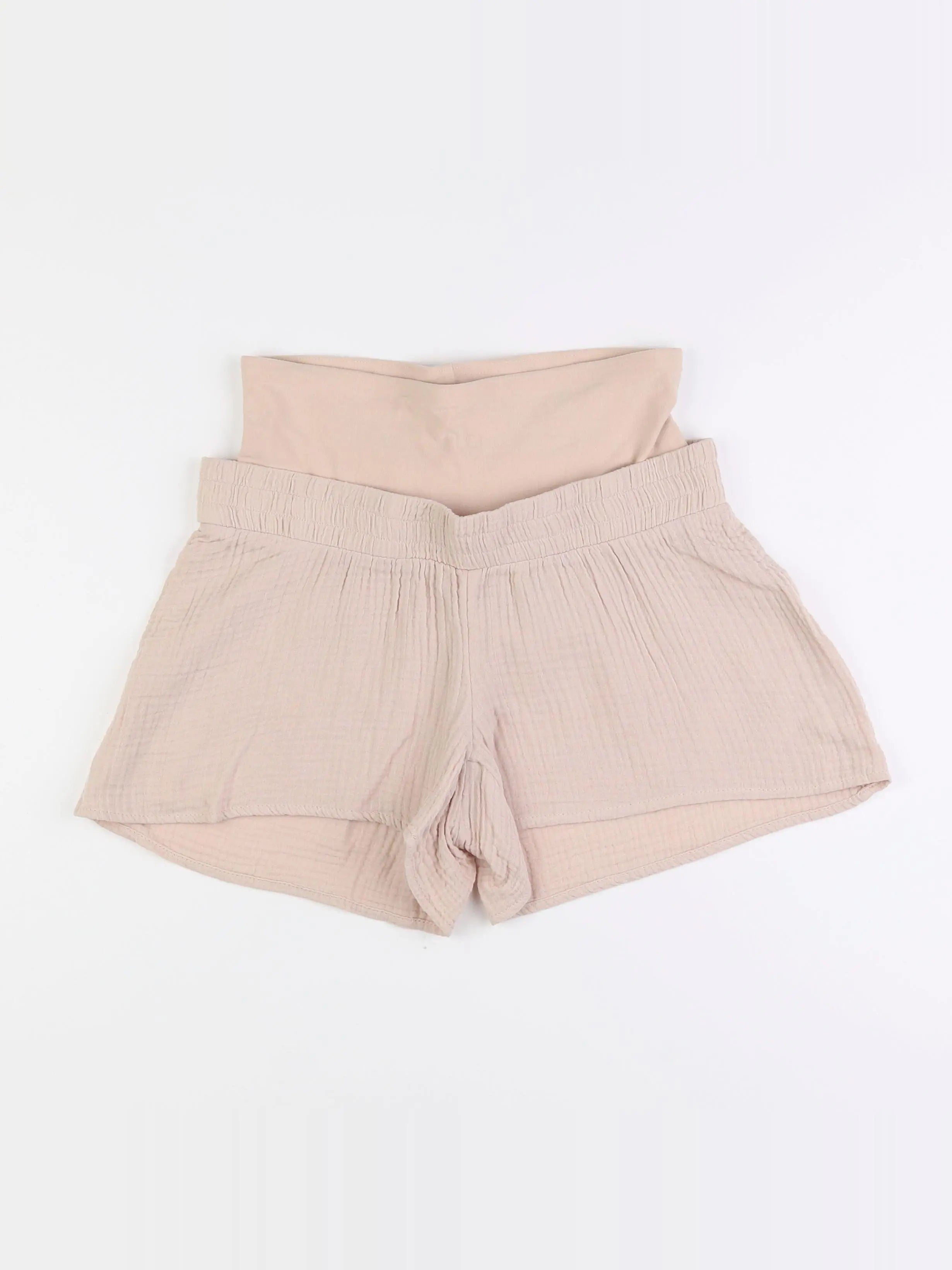 H&M - short grossesse beige - 34