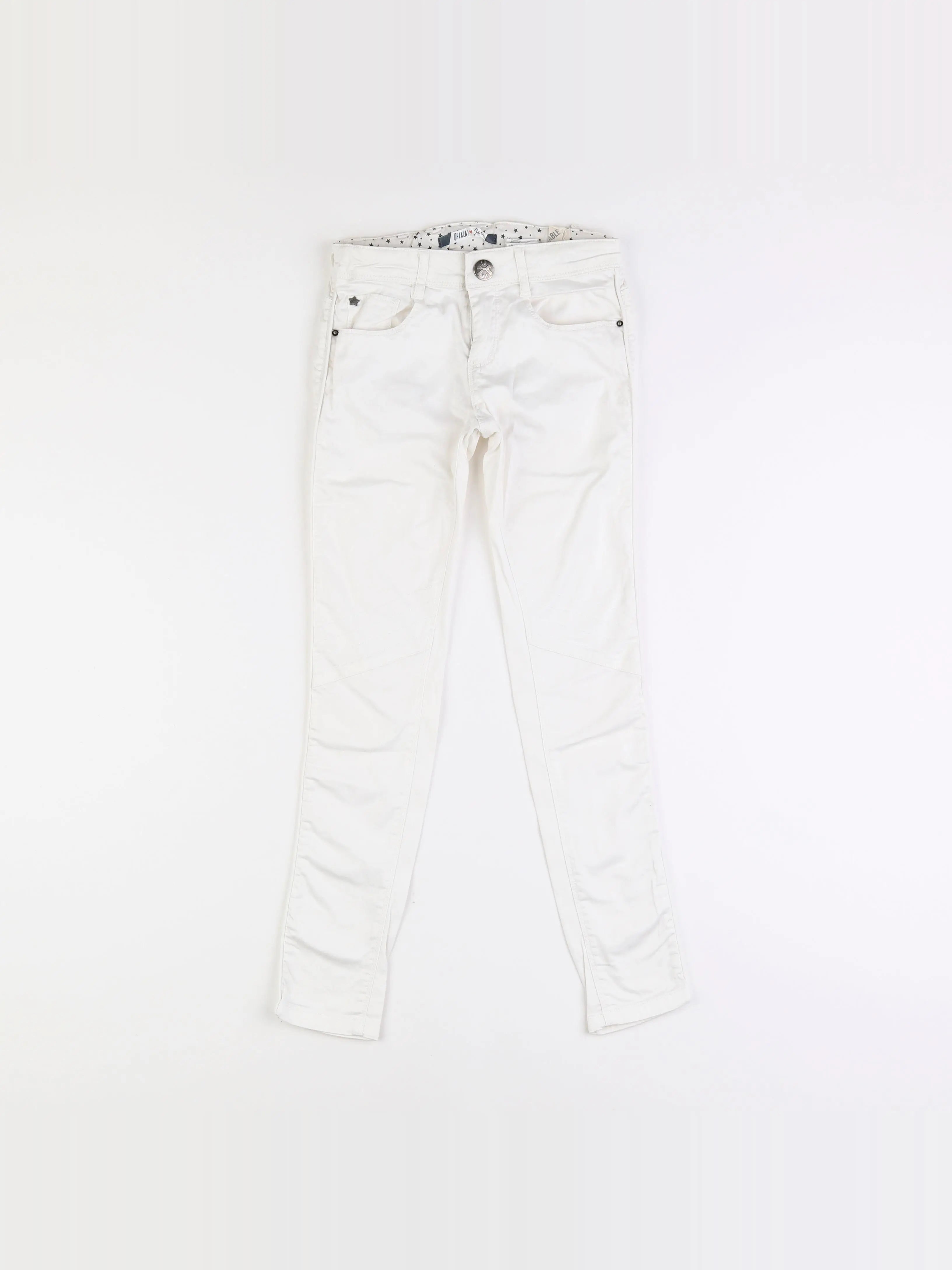 IKKS - pantalon blanc - 8 ans