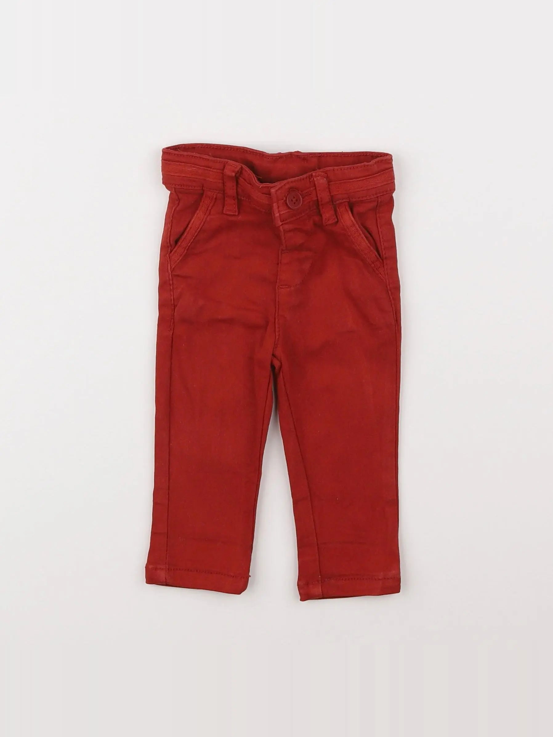 Tape à l'oeil - pantalon rouge - 3 mois
