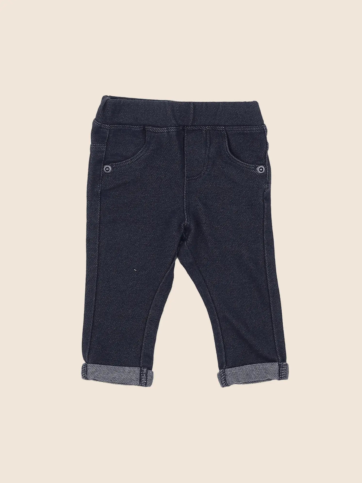 Vertbaudet - jegging bleu - 3 mois