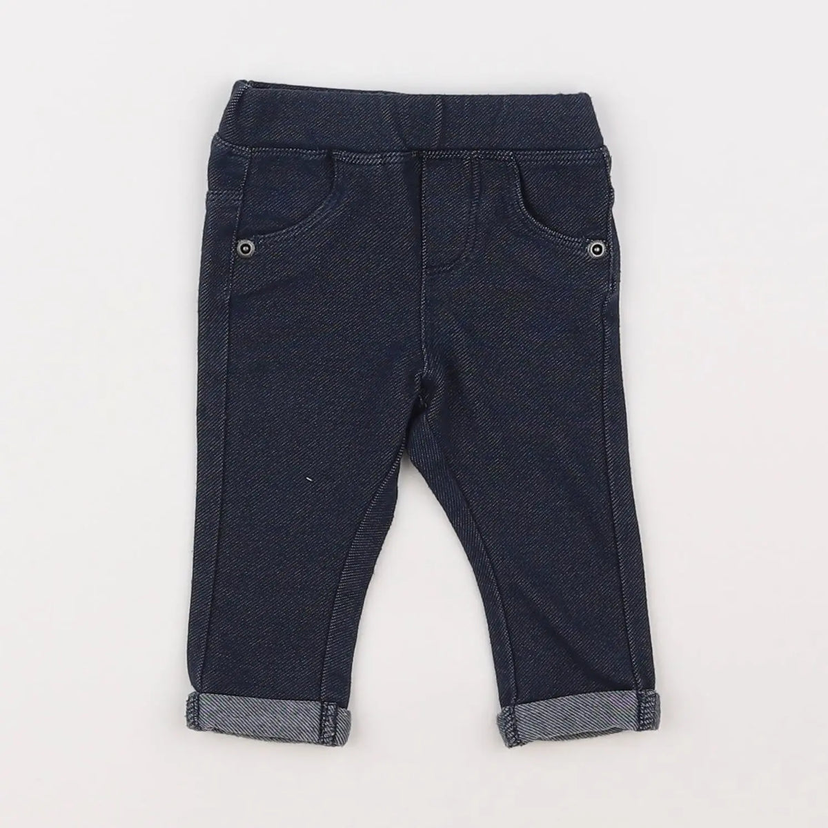 Vertbaudet - jegging bleu - 3 mois