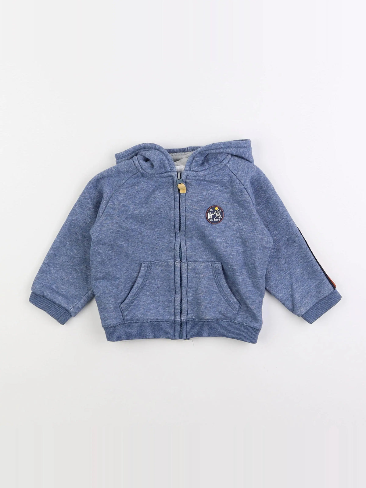 Cadet Rousselle - sweat bleu - 12 mois