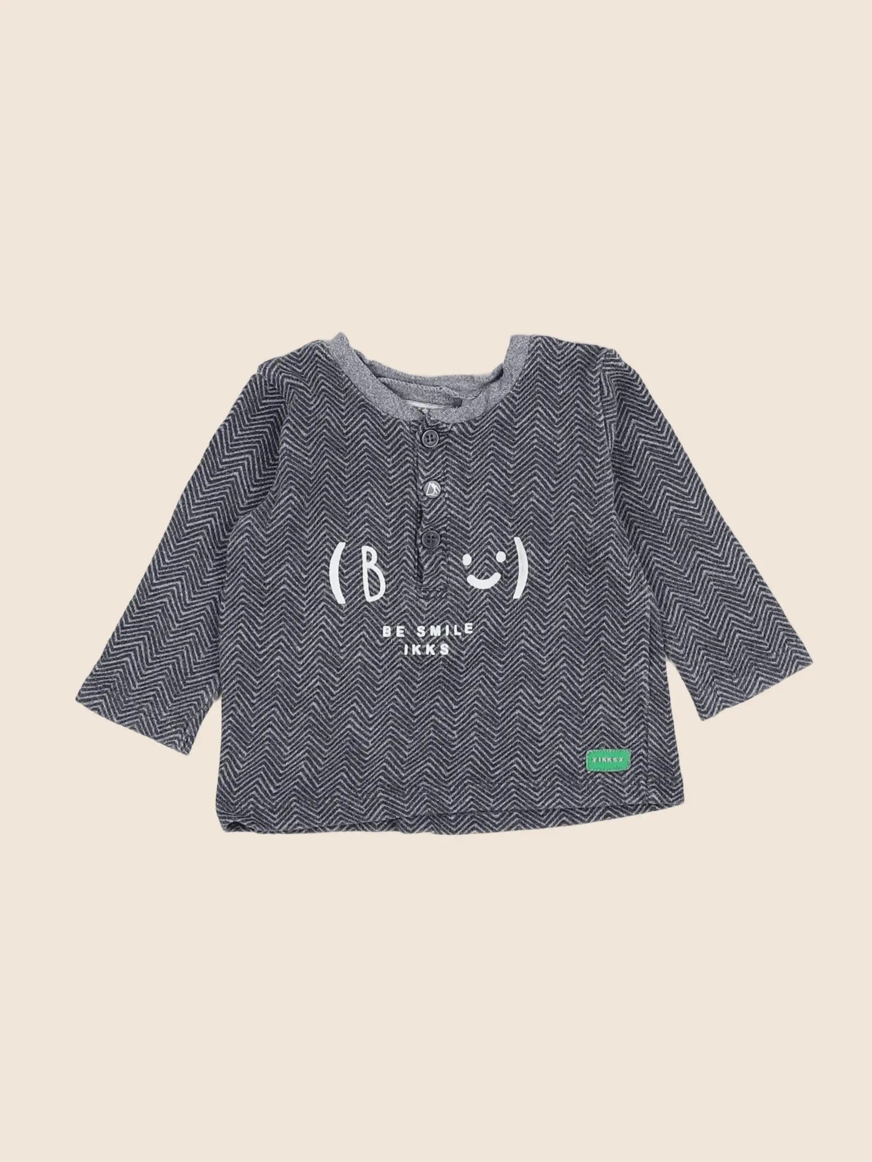 IKKS - tee-shirt gris - 3 mois