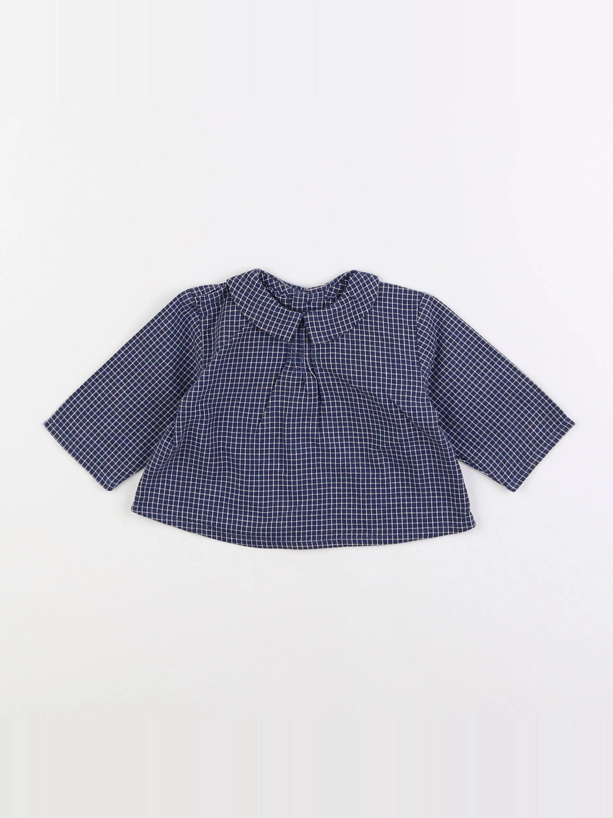 Bonton - blouse bleu, blanc - 6 mois