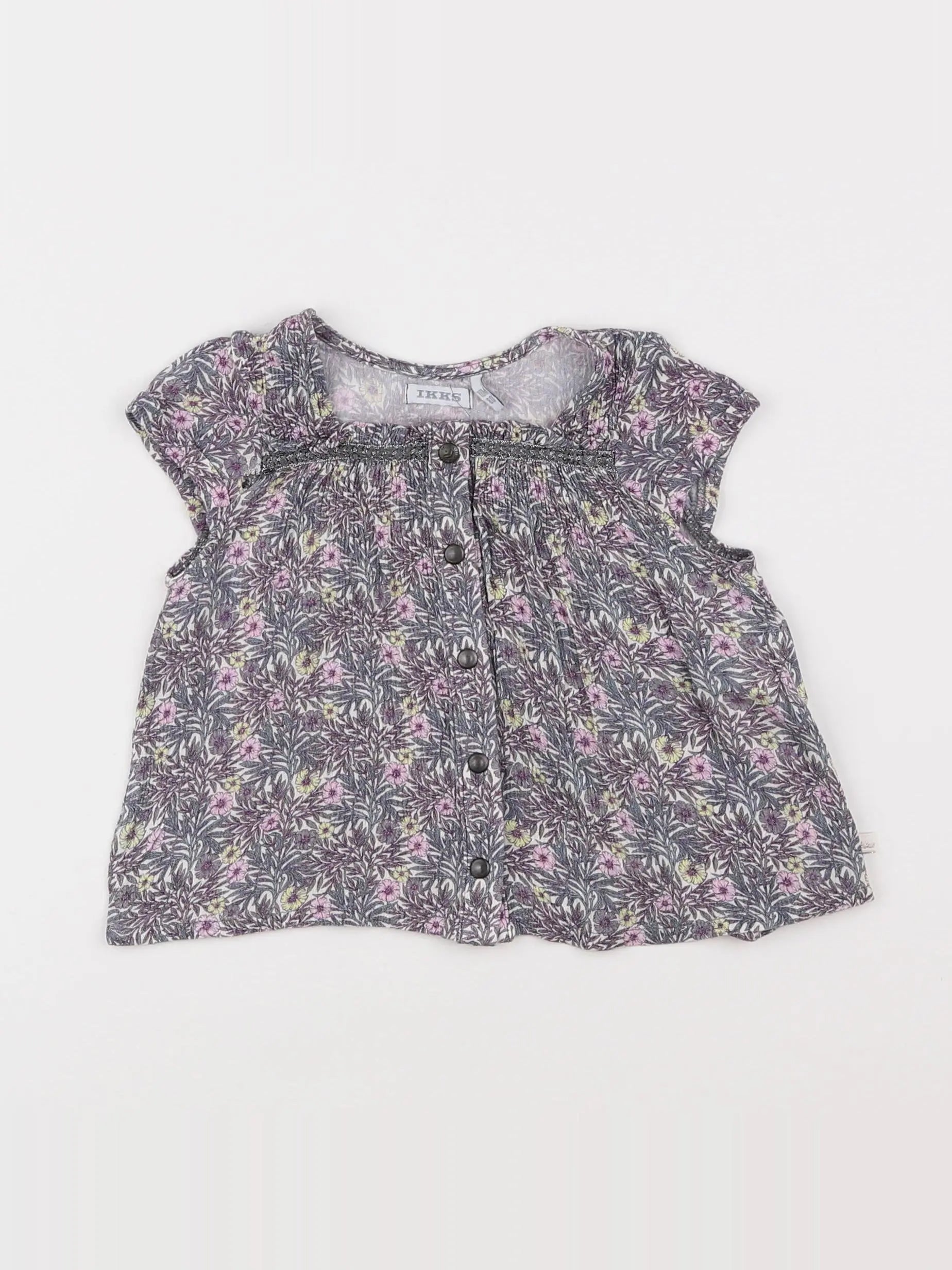 IKKS - blouse violet - 18 mois
