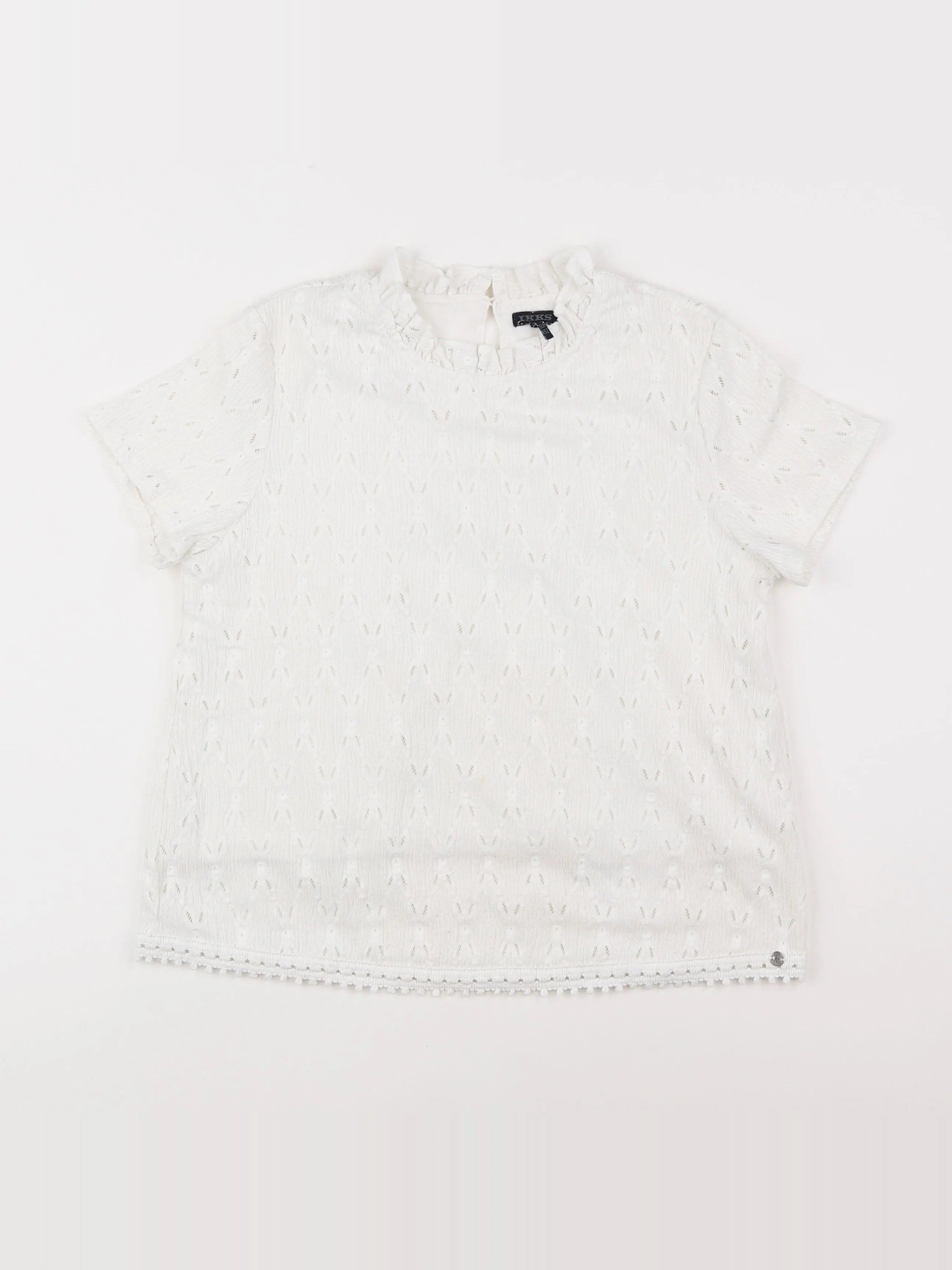 IKKS - blouse blanc - 12 ans