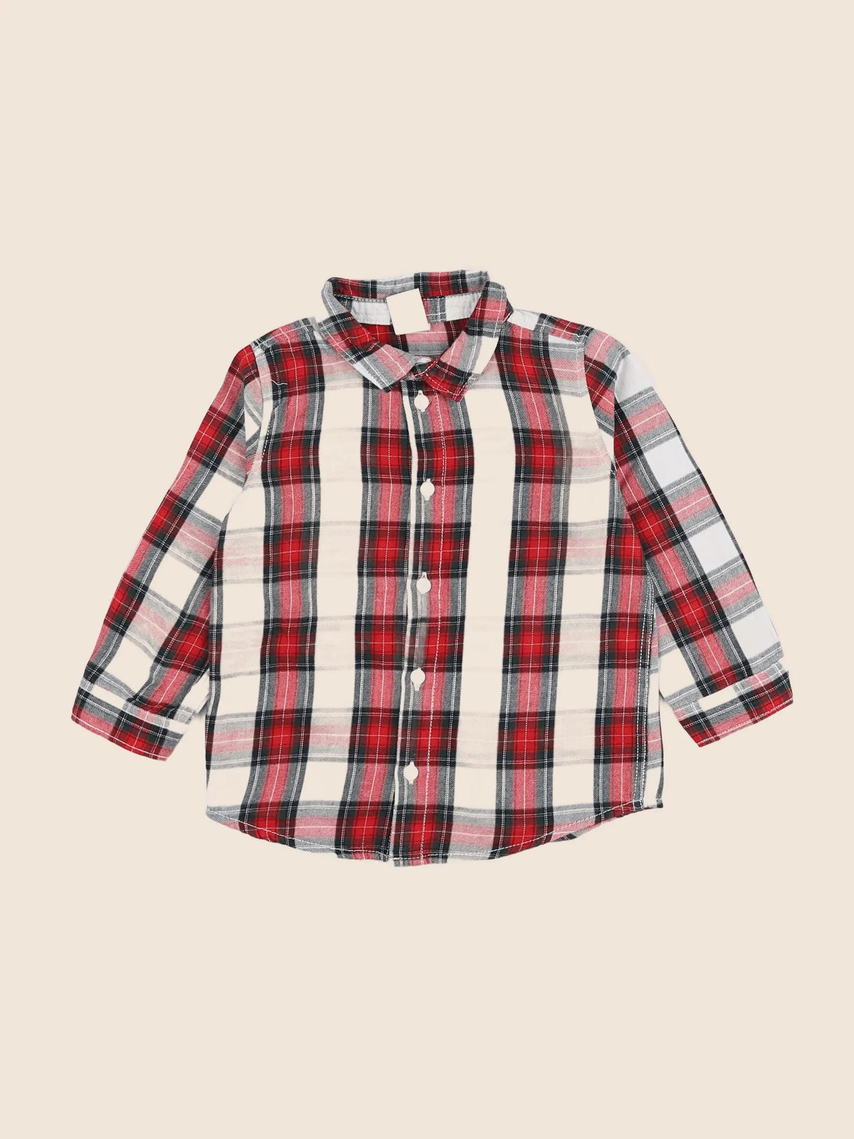 H&M - chemise rouge - 12/18 mois