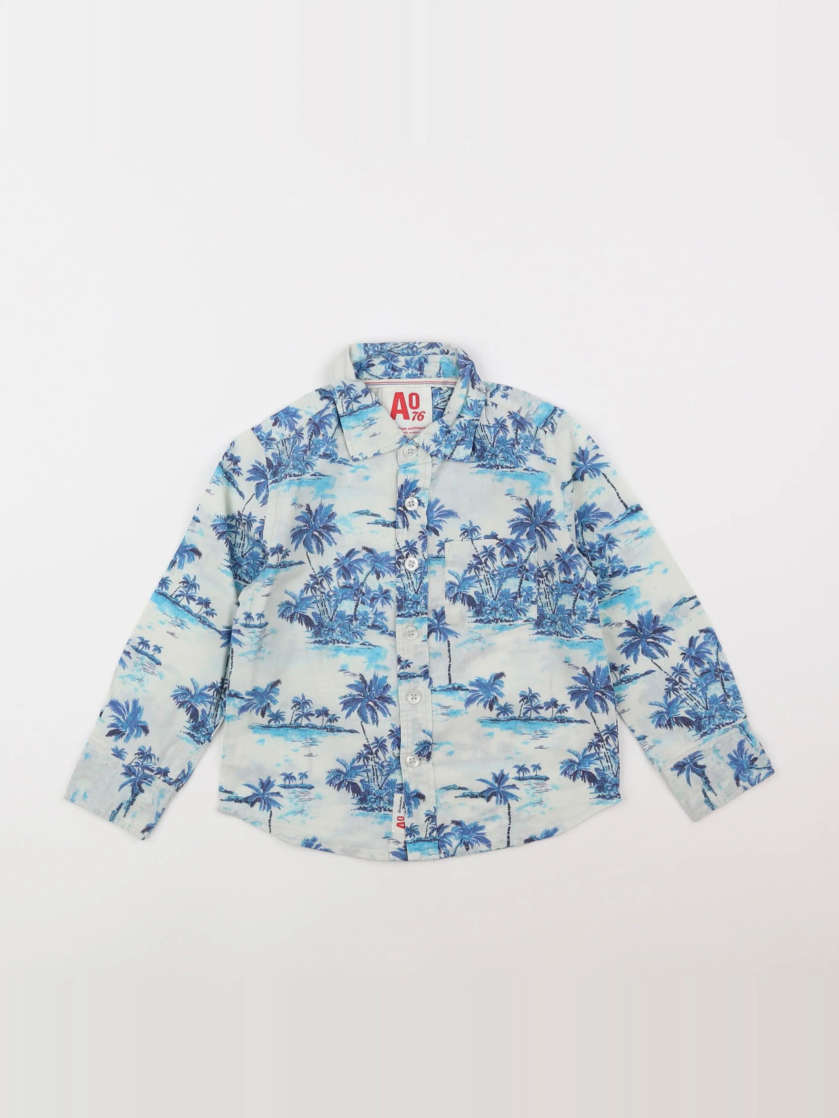 American Outfitters - chemise bleu - 4 ans