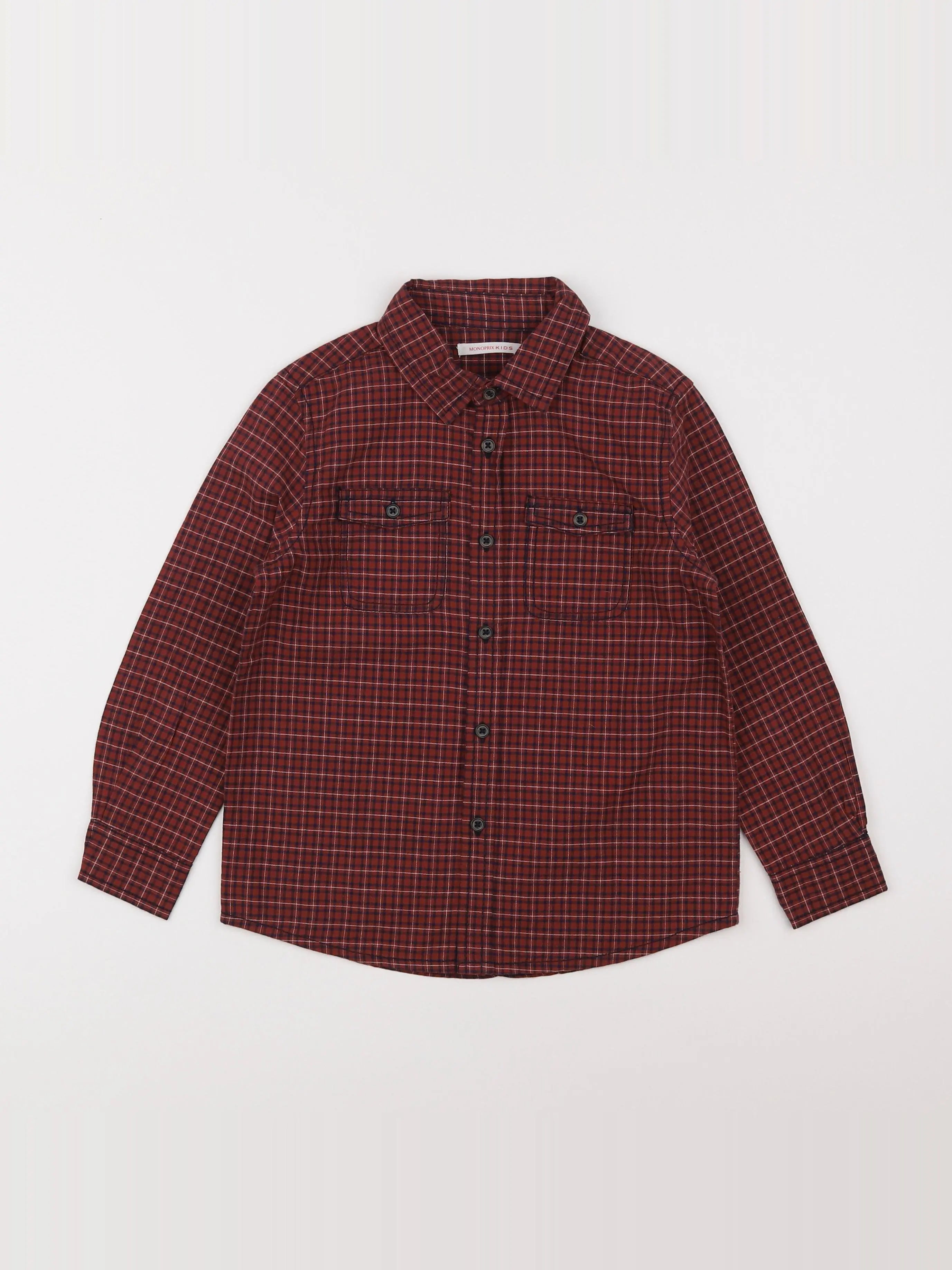 Tape à l'oeil - chemise rouge - 6 ans
