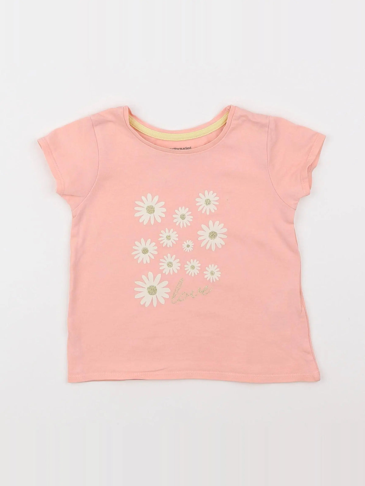 Vertbaudet - tee-shirt rose - 2 ans