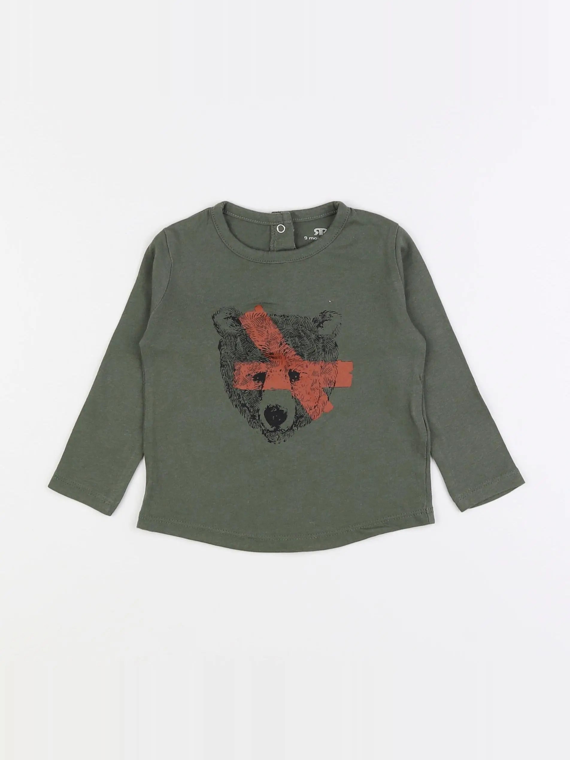 La Redoute - tee-shirt vert - 9 mois