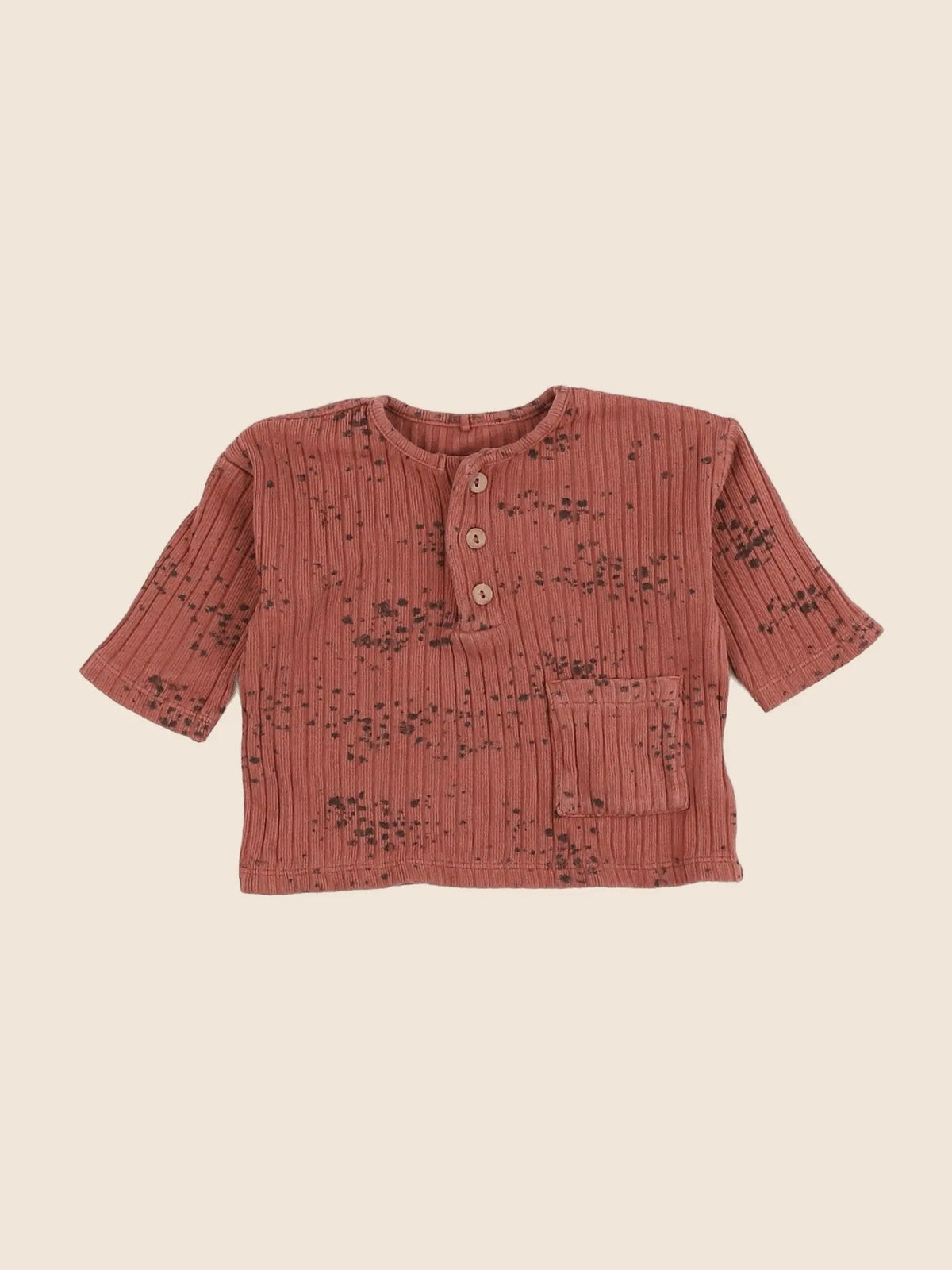 Play Up - tee-shirt marron - 3 mois