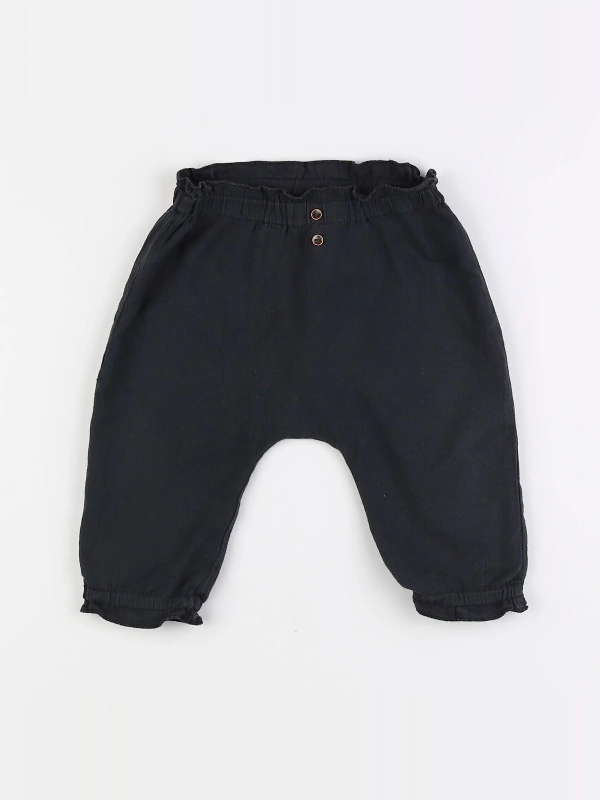 Petit Bateau - sarouel gris - 3 mois