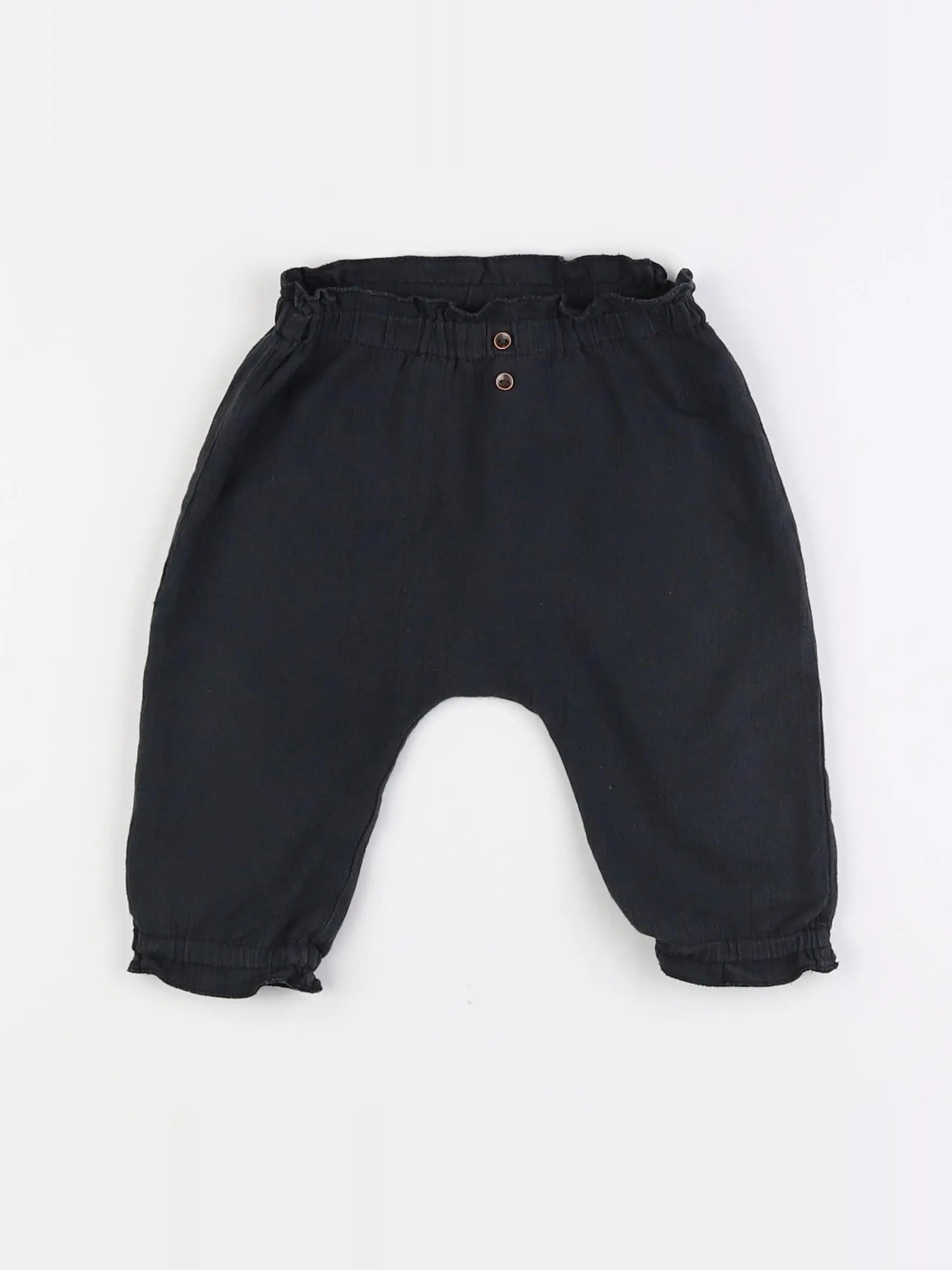 Petit Bateau - sarouel gris - 3 mois