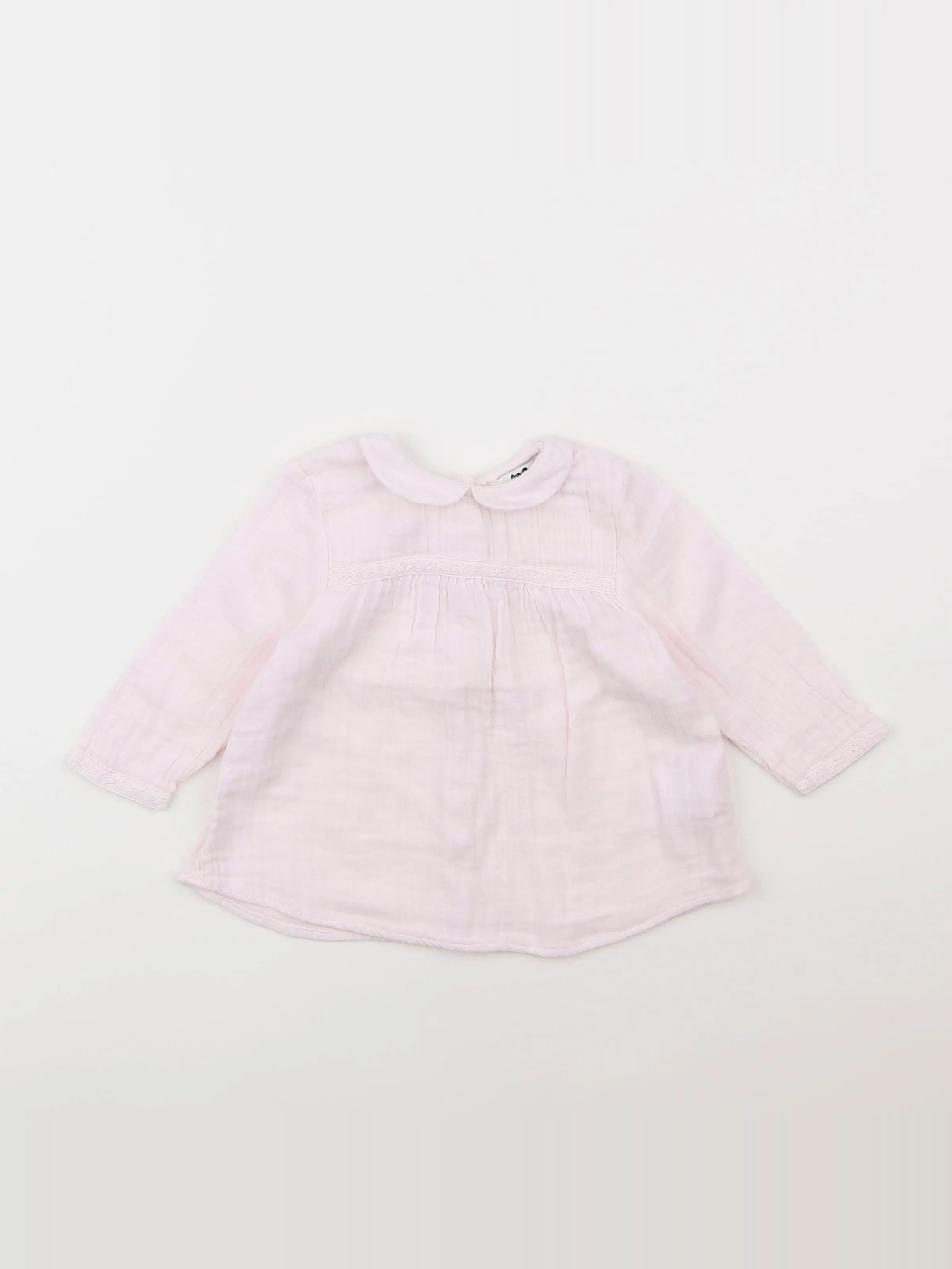Cyrillus - blouse rose - 9 mois