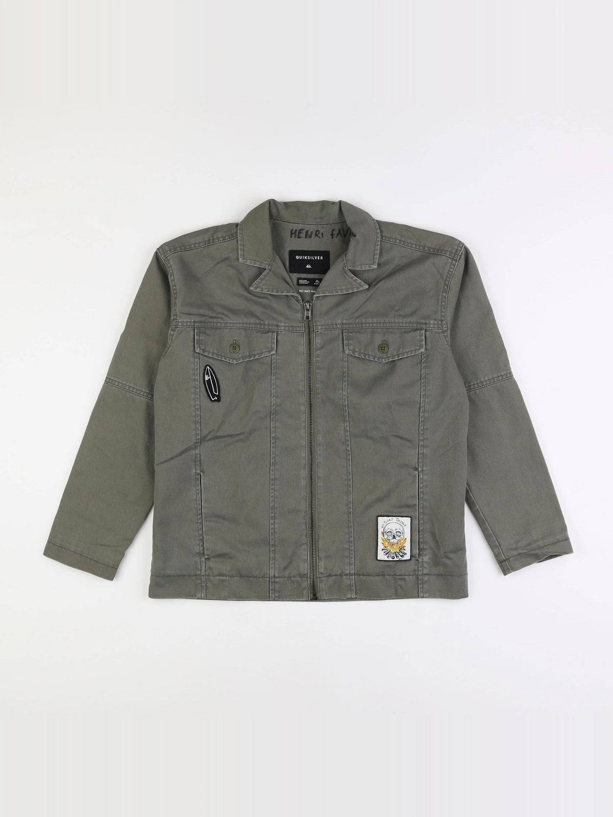 Quiksilver - veste vert - 10 ans