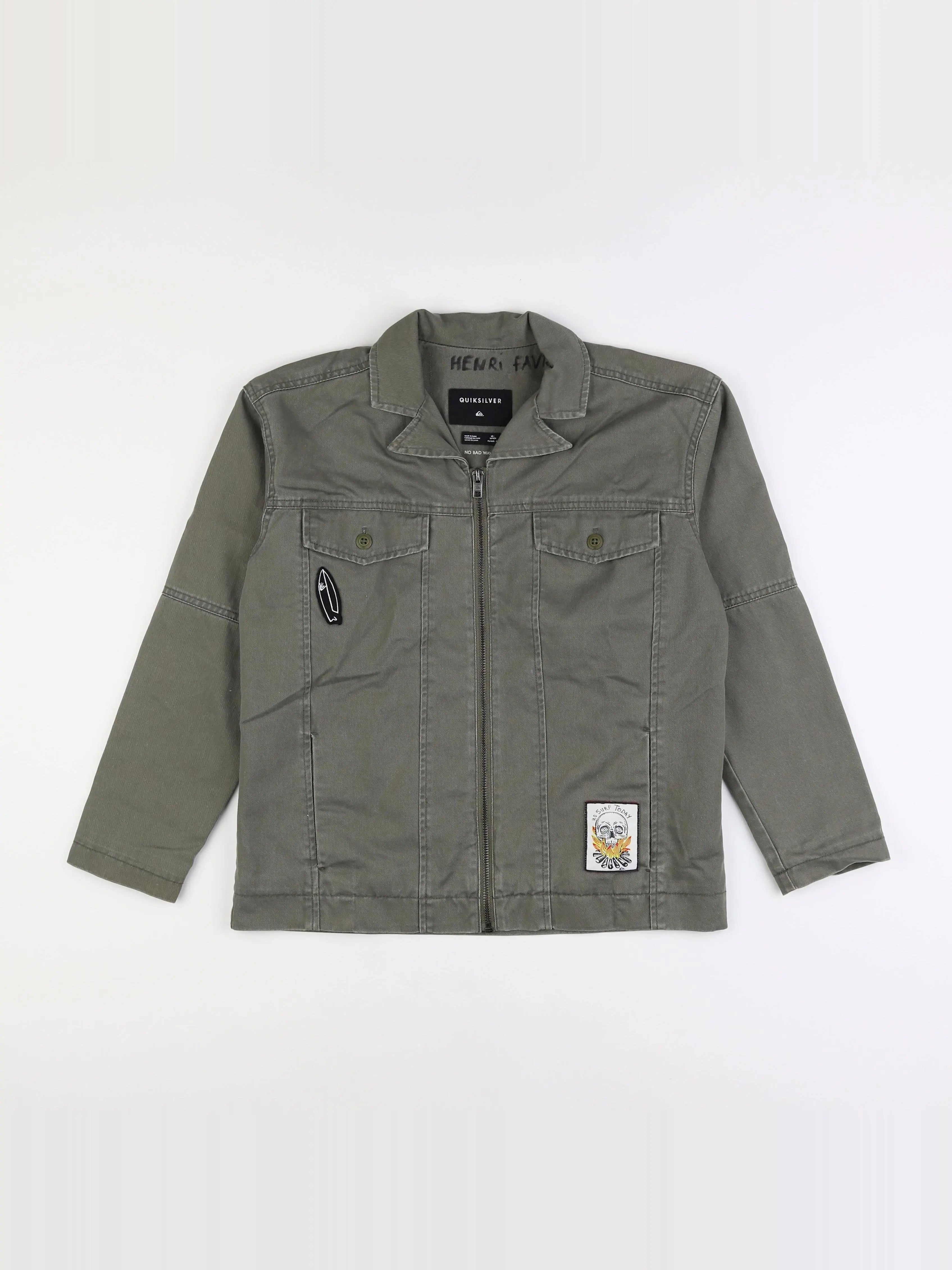 Quiksilver - veste vert - 10 ans