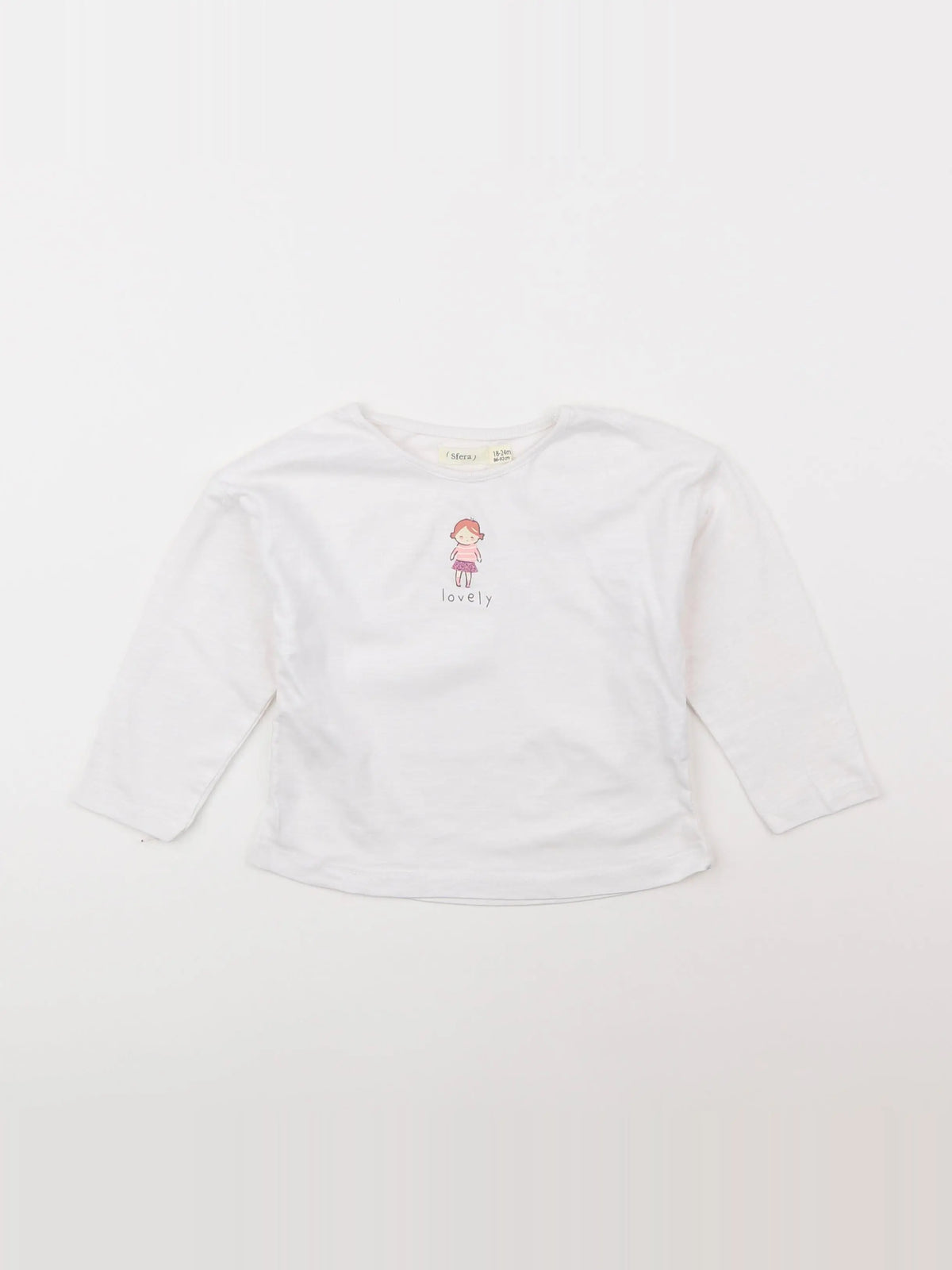 Sfera - tee-shirt blanc - 18 mois à 2 ans