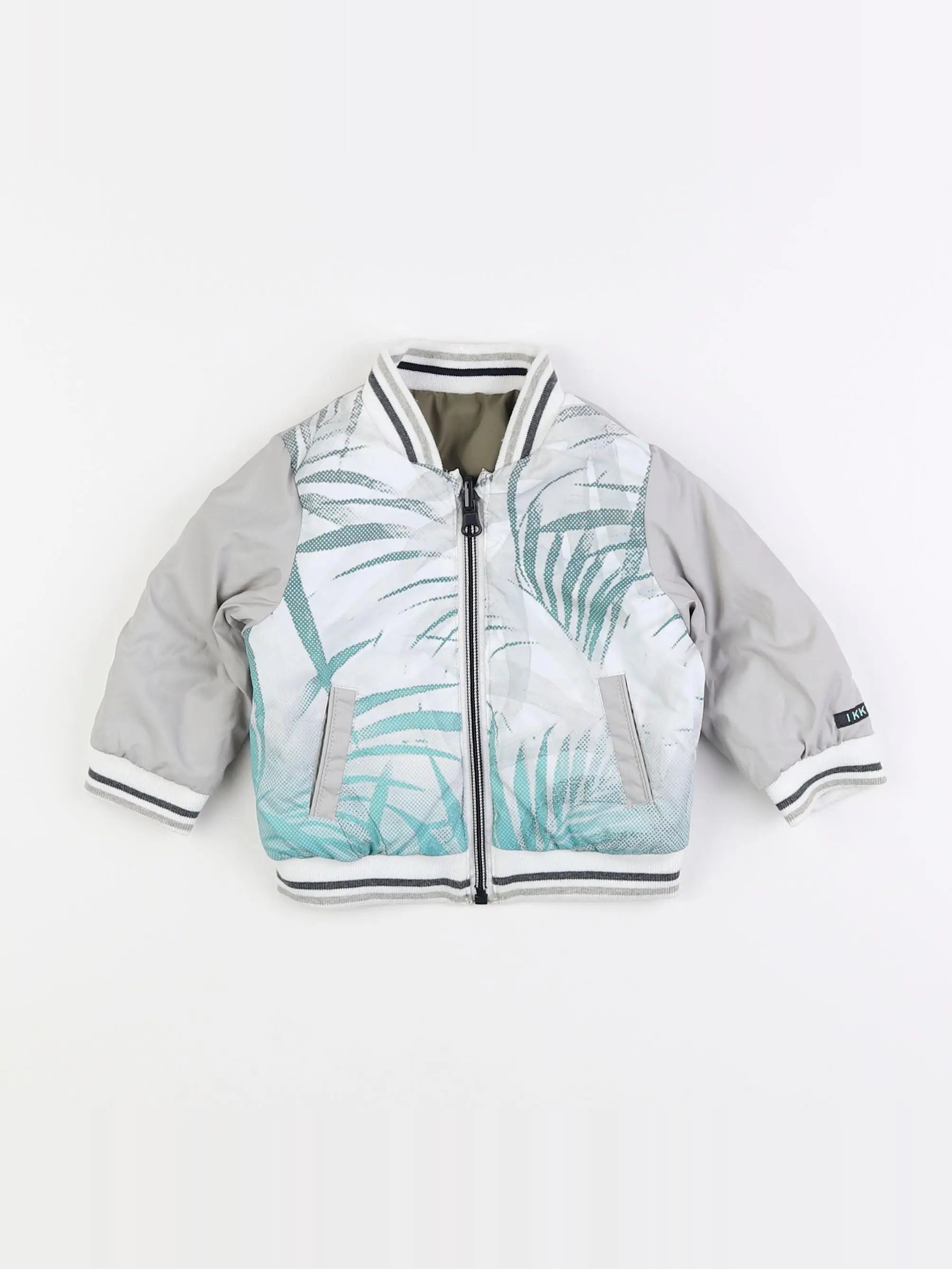 IKKS - veste réversible multicolore - 6 mois