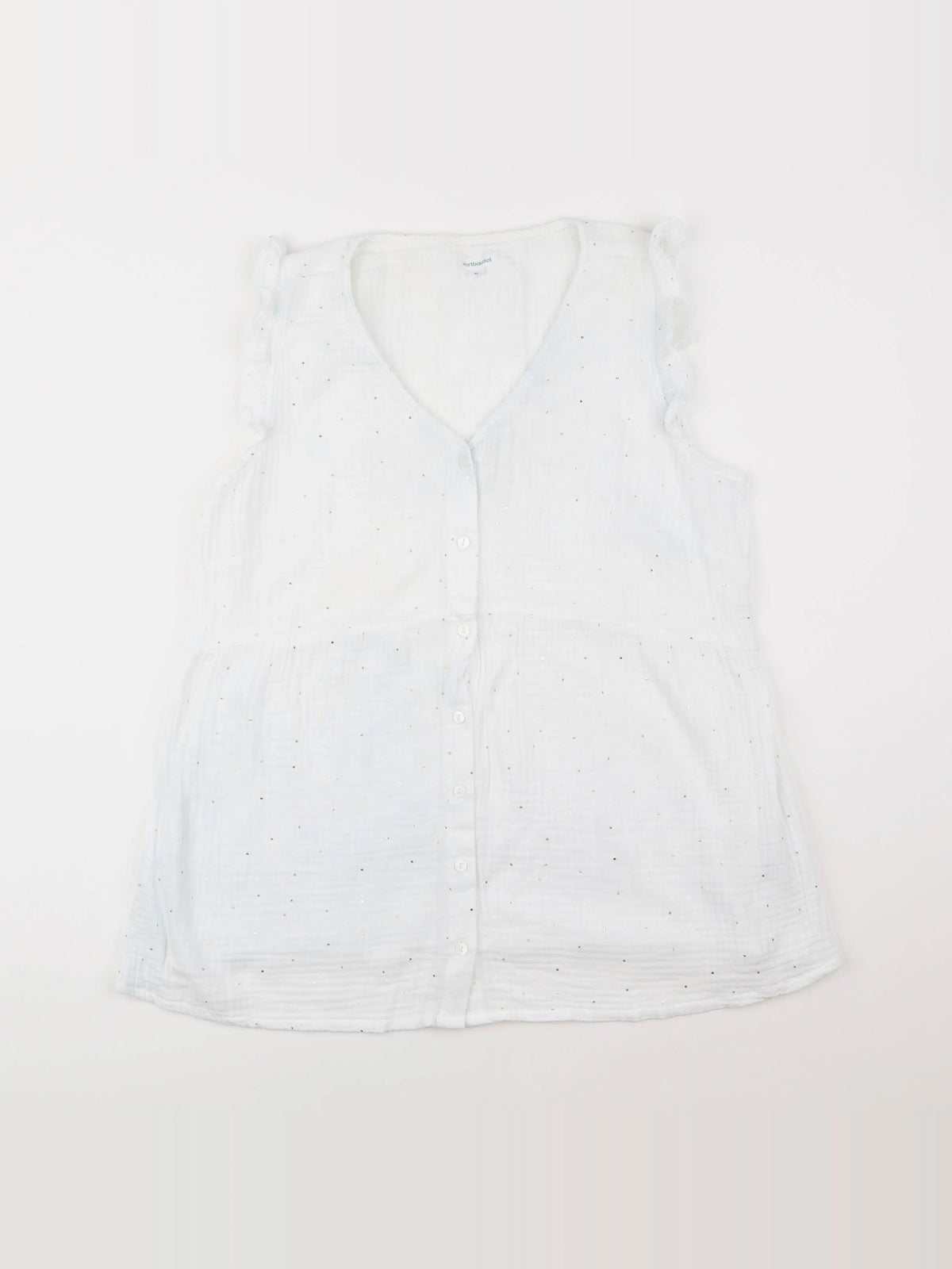 Vertbaudet - blouse grossesse blanc, or - 40