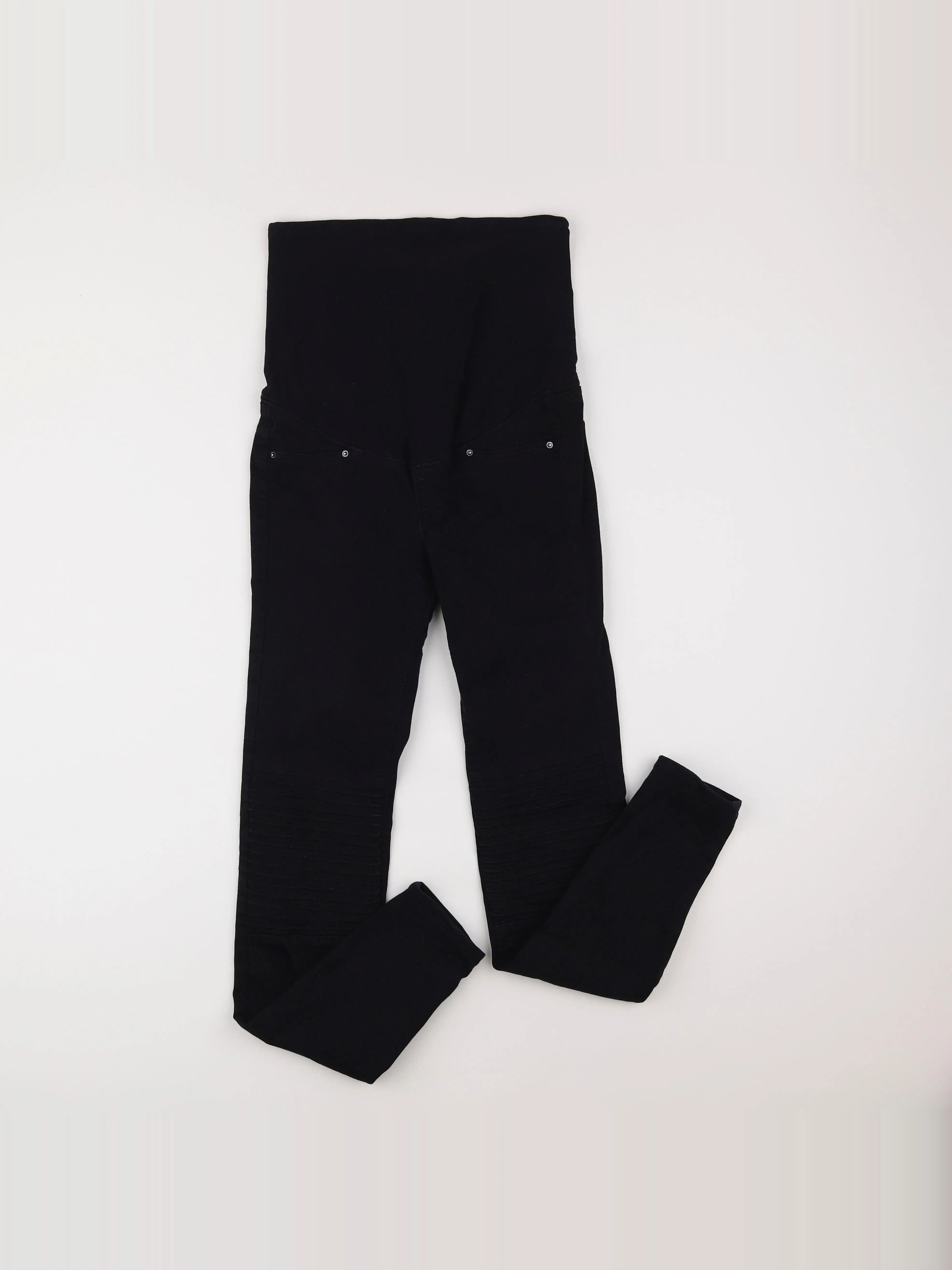 H&M - pantalon grossesse noir - 34