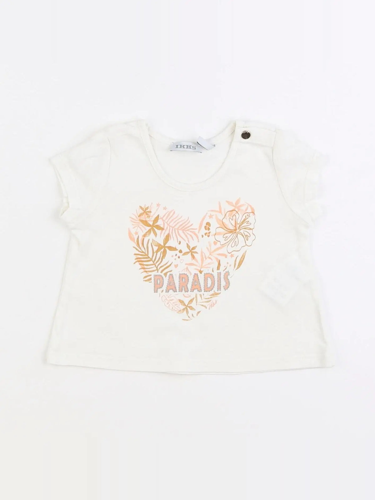 IKKS - tee-shirt blanc - 3 mois