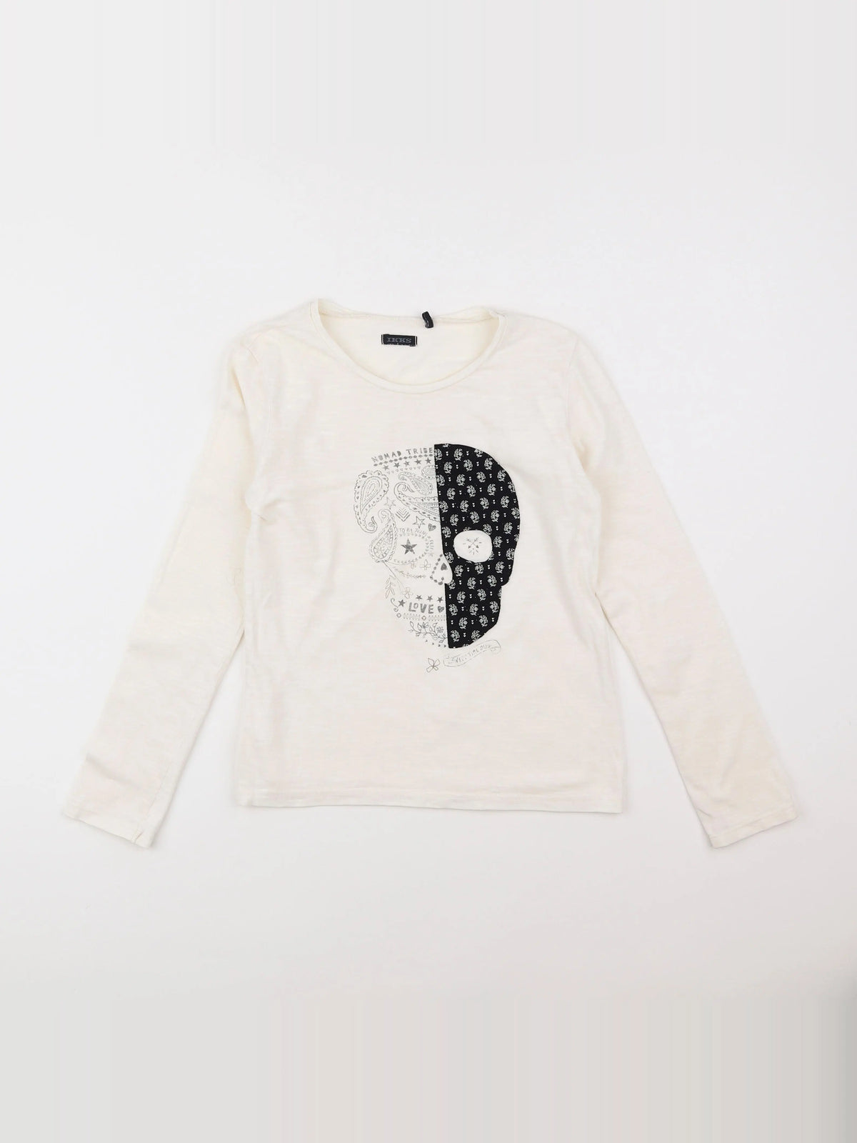 IKKS - tee-shirt blanc - 10 ans