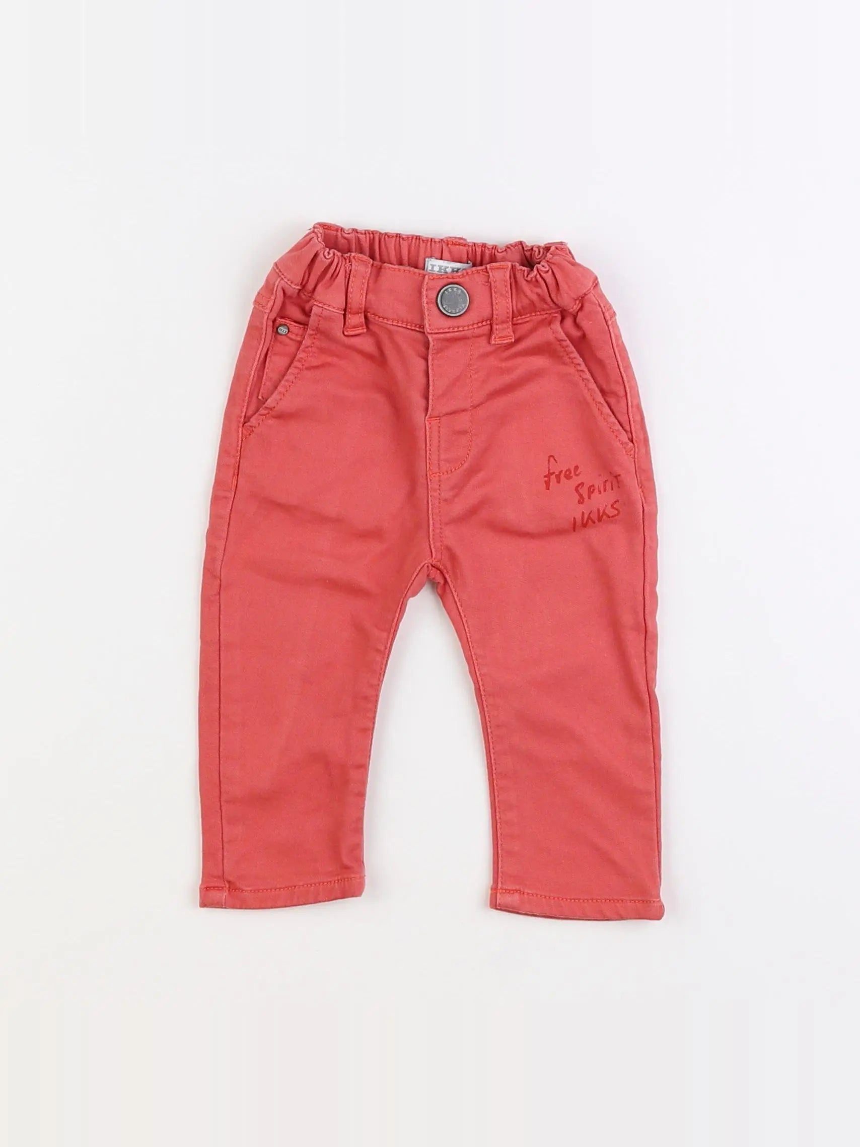 IKKS - jean orange - 6 mois