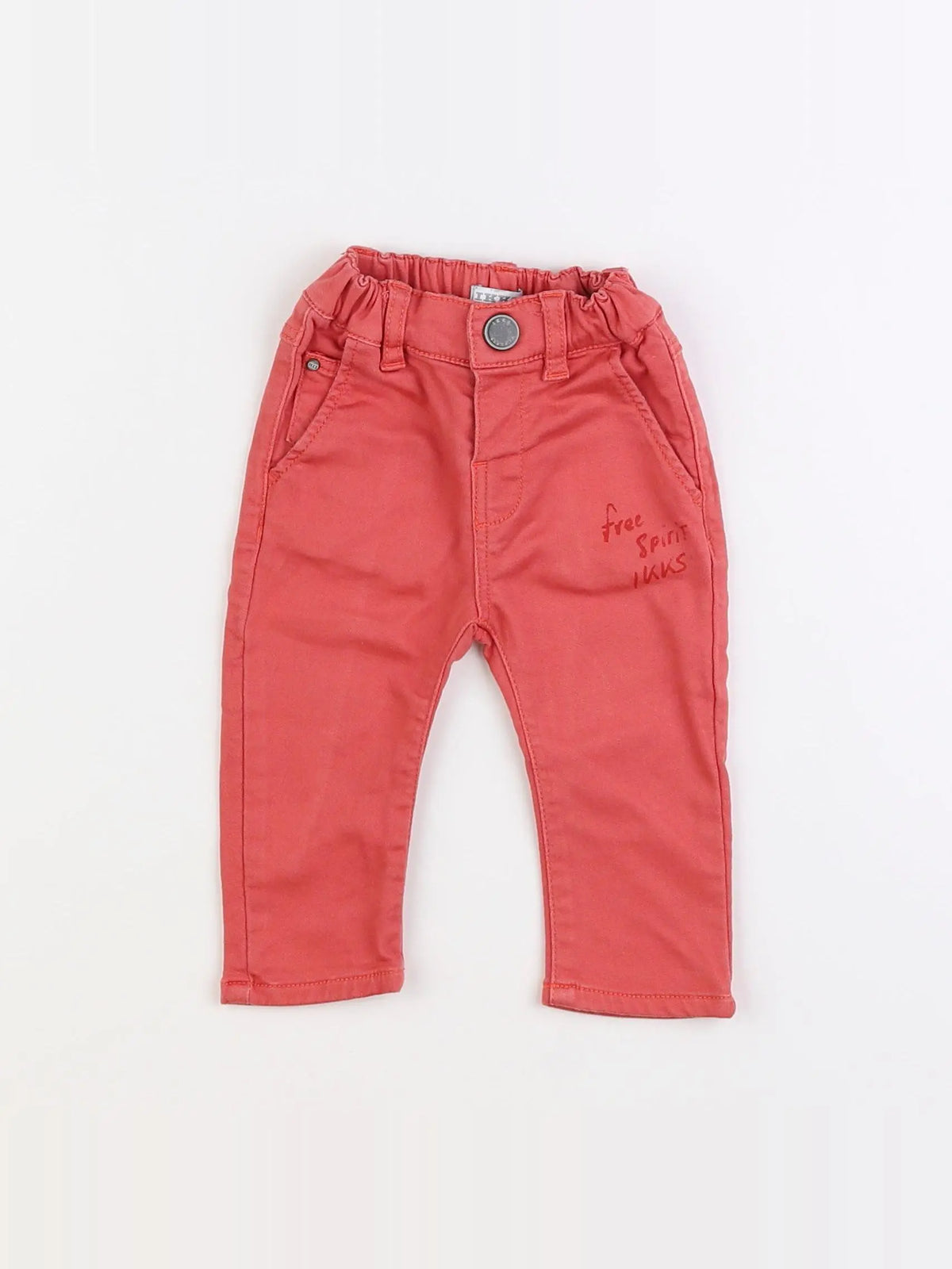IKKS - jean orange - 6 mois
