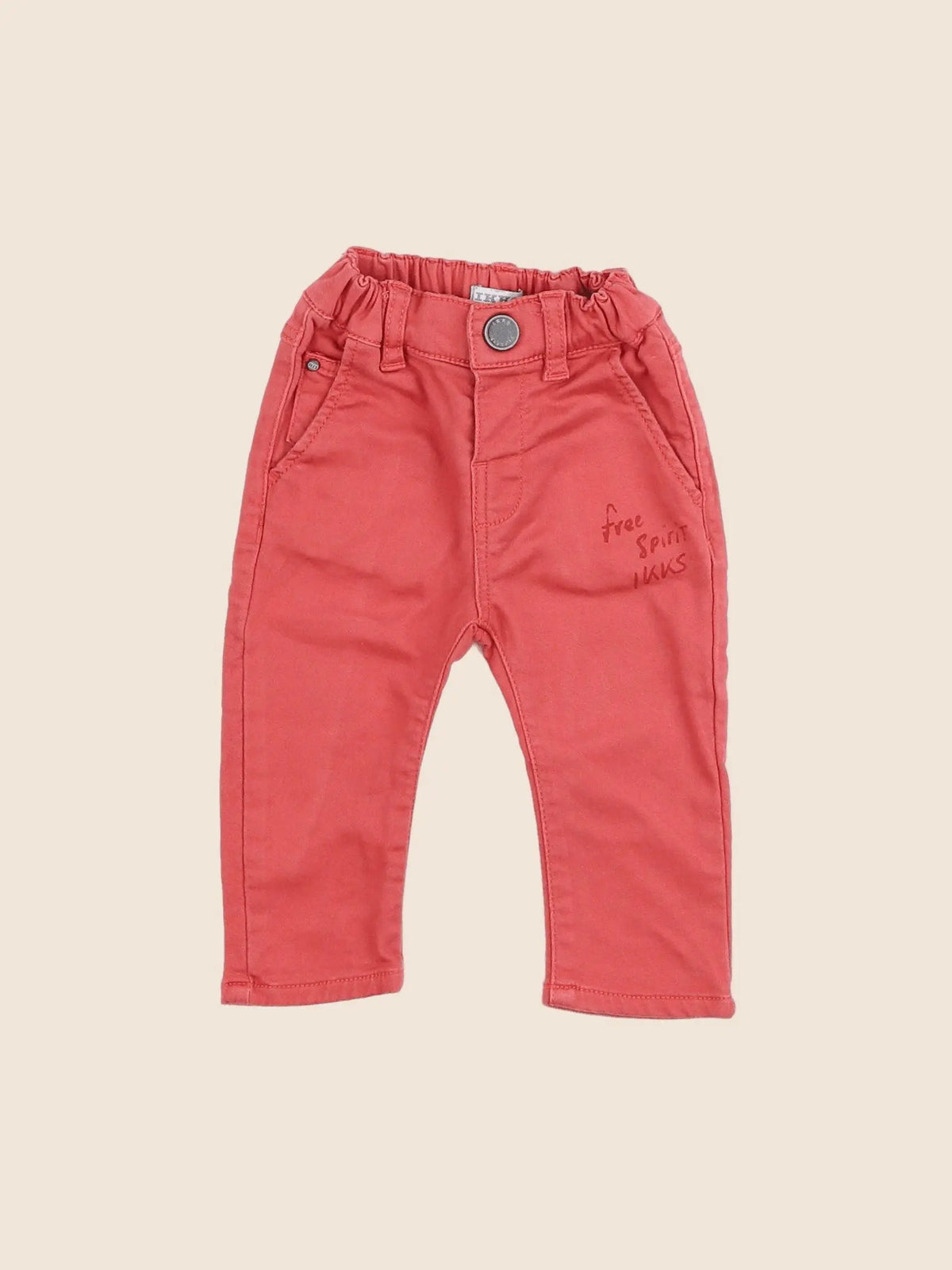 IKKS - jean orange - 6 mois