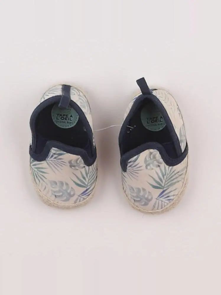 Tape à l'oeil - chaussons blanc, bleu - pointure 17