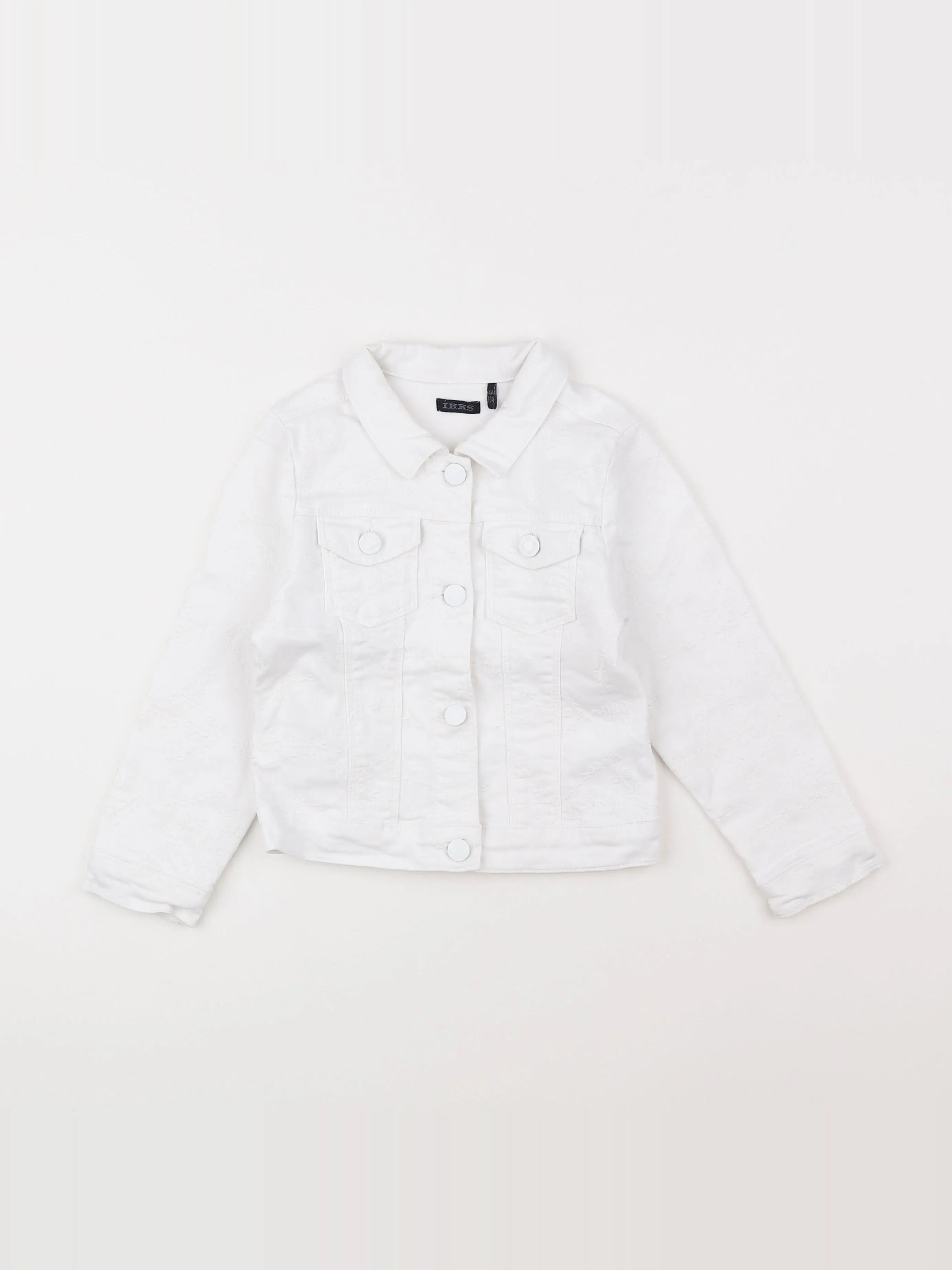IKKS - veste blanc - 4 ans