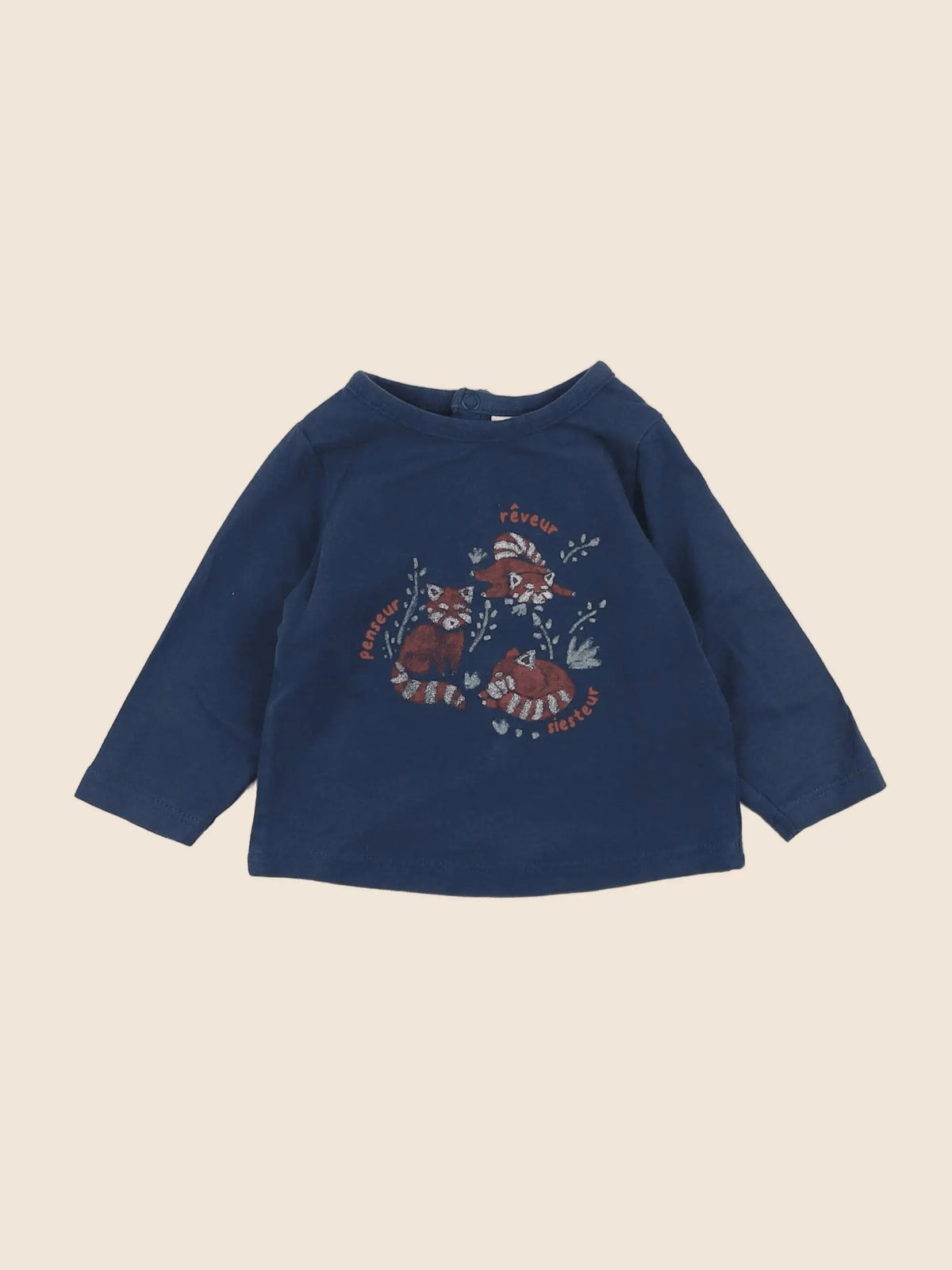 Tape à l'oeil - tee-shirt bleu - 3 mois