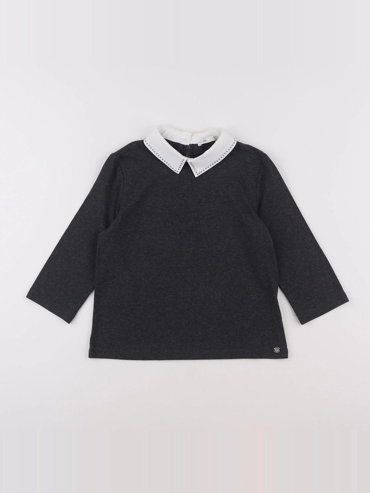 IKKS - tee-shirt gris - 10 ans