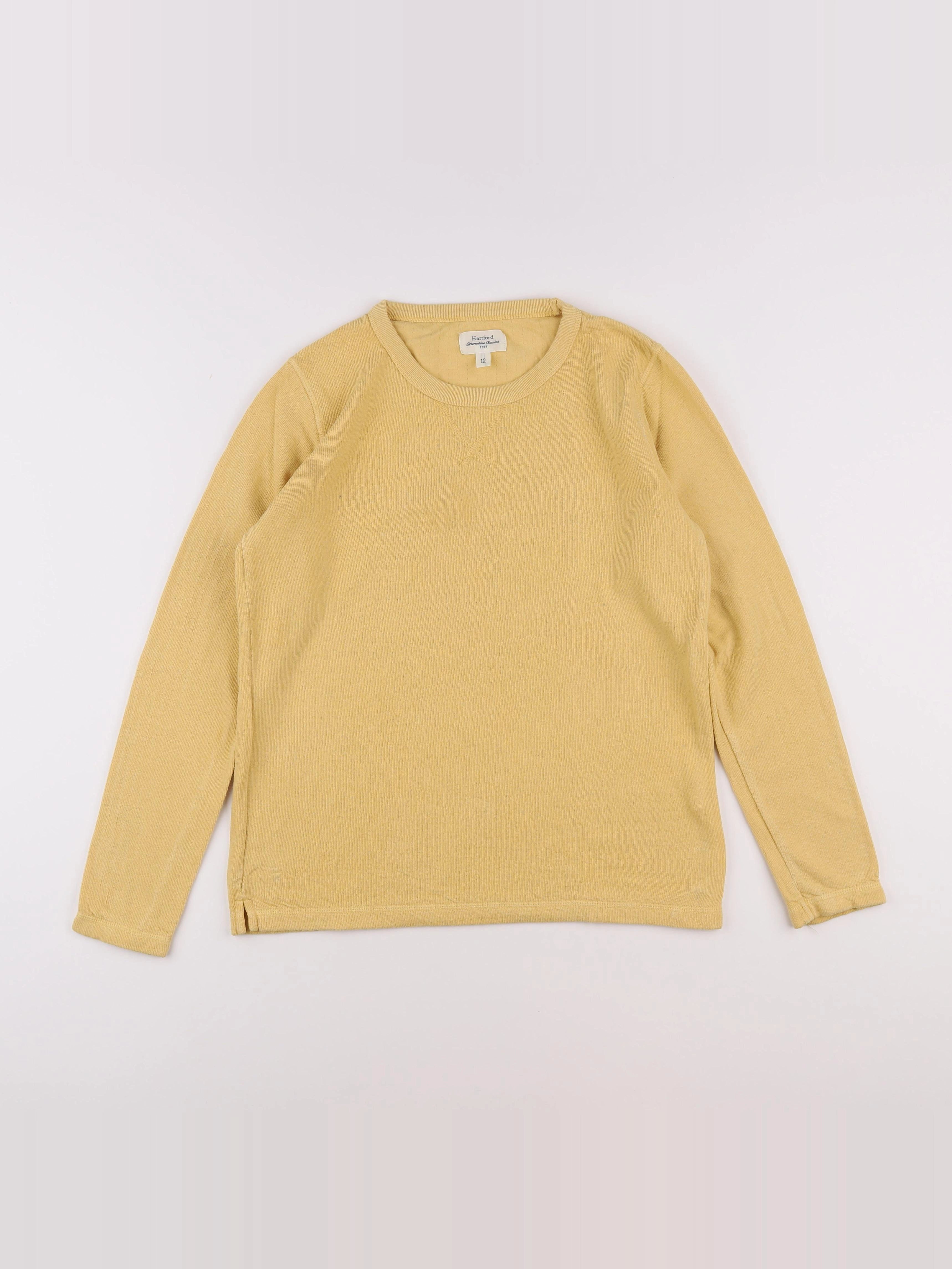 Hartford - pull jaune - 12 ans